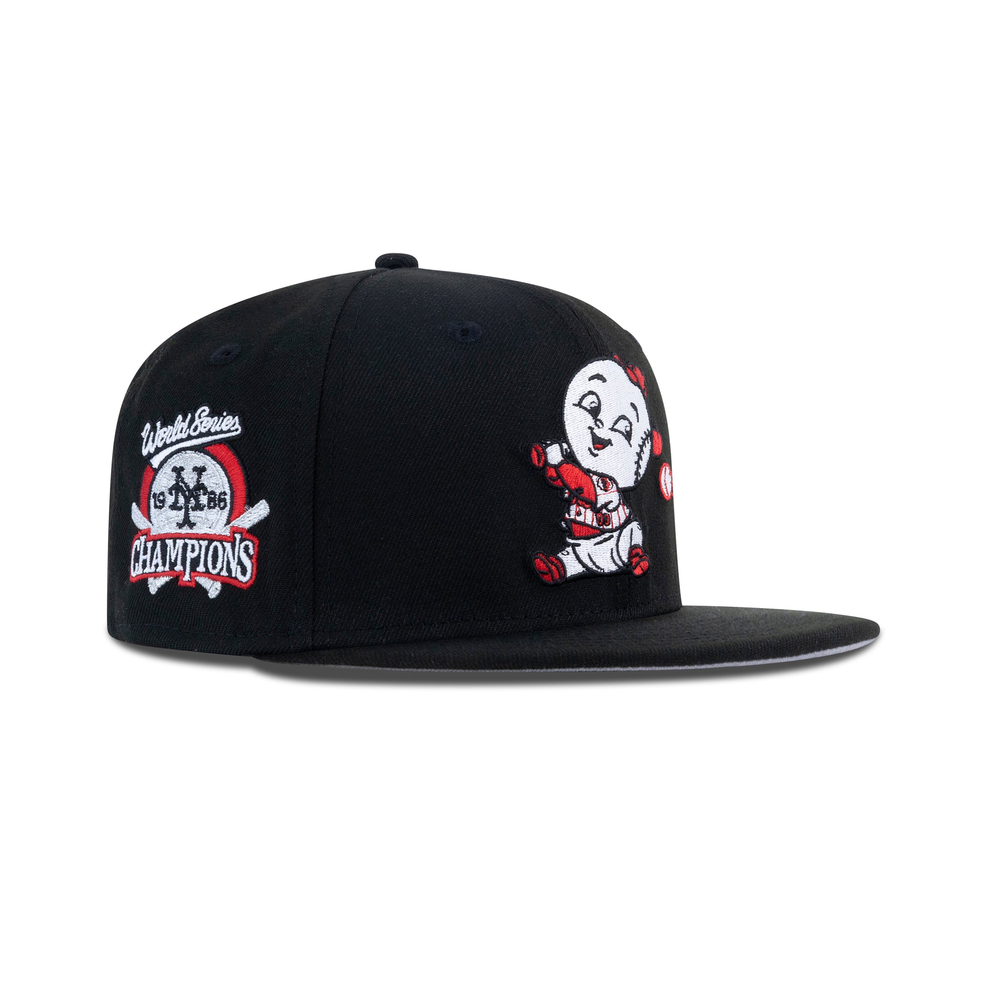 New Era New York Mets Baby Mascot Fitted Grey Bottom 
