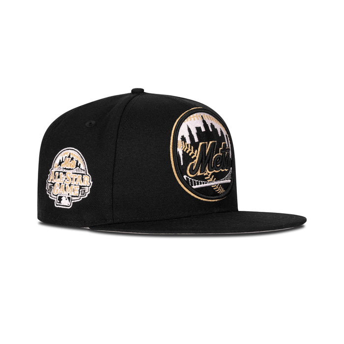 New Era New York Mets Fitted Grey Bottom "Black Gold" (2013 All Star Game Embroidery)
