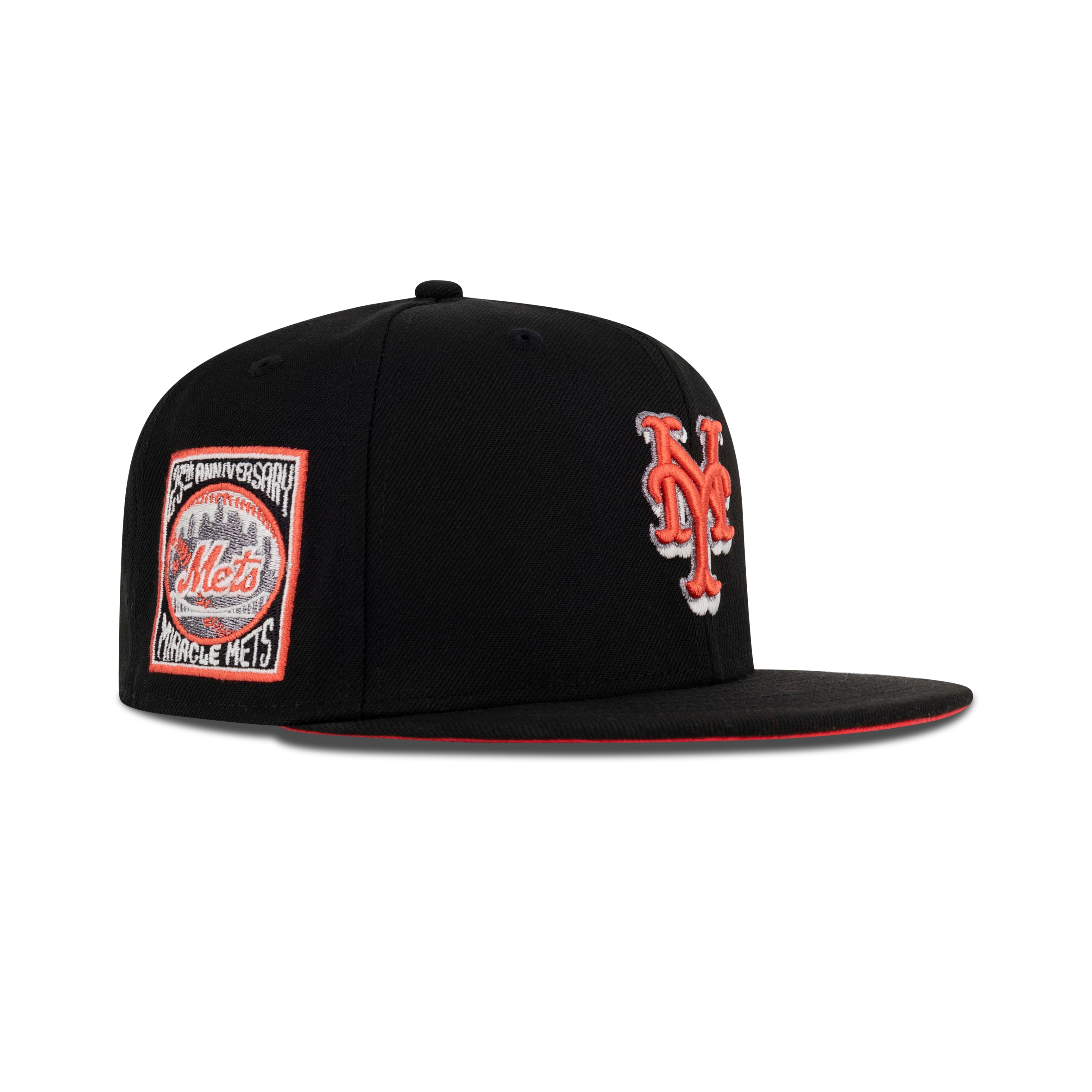 New Era New York Mets Fitted Lava Red Bottom 