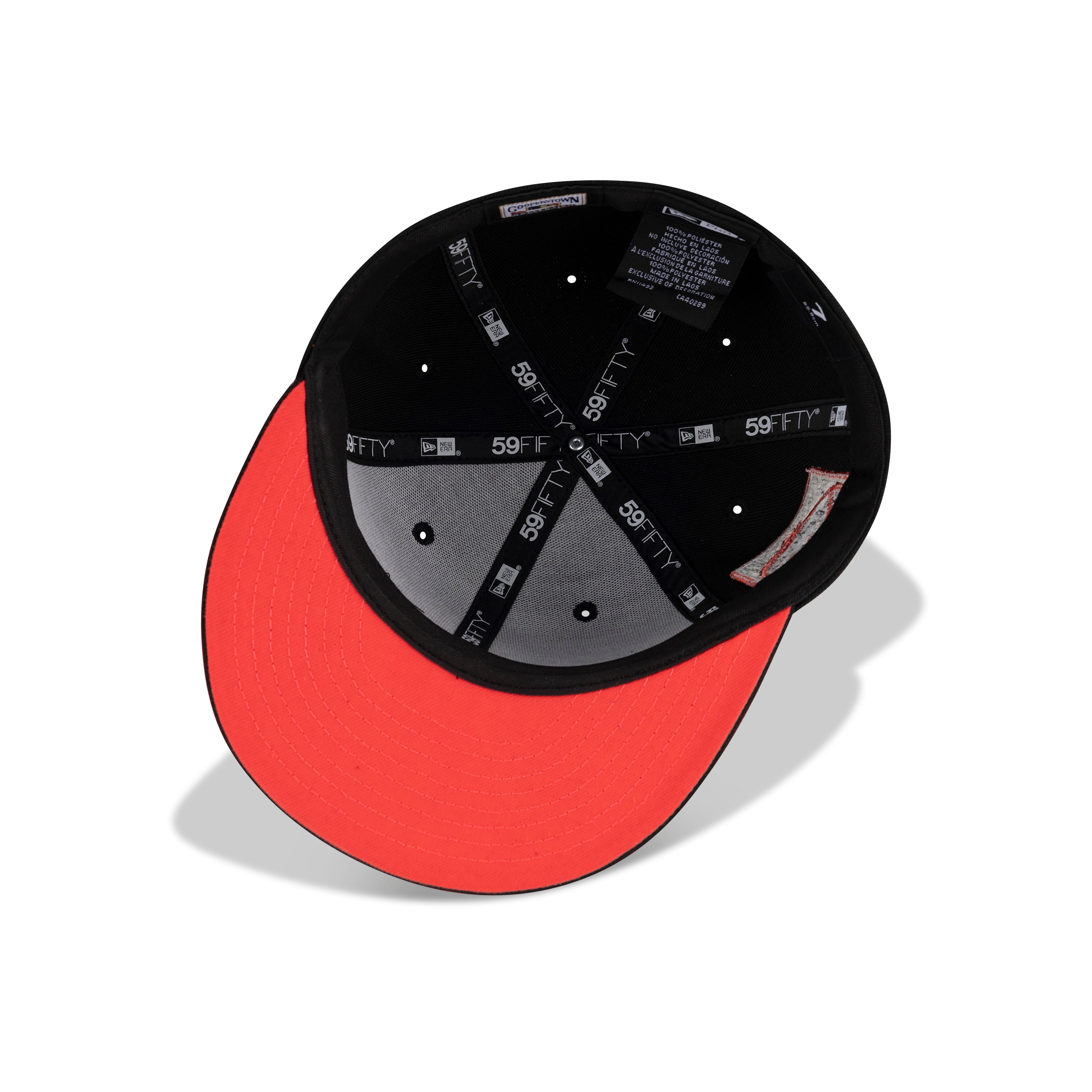 New Era New York Mets Fitted Lava Red Bottom 