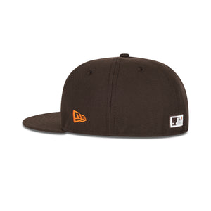 New Era New York Mets Fitted Grey Bottom "Brown Orange" (1962-2002 40th Anniversary Embroidery)