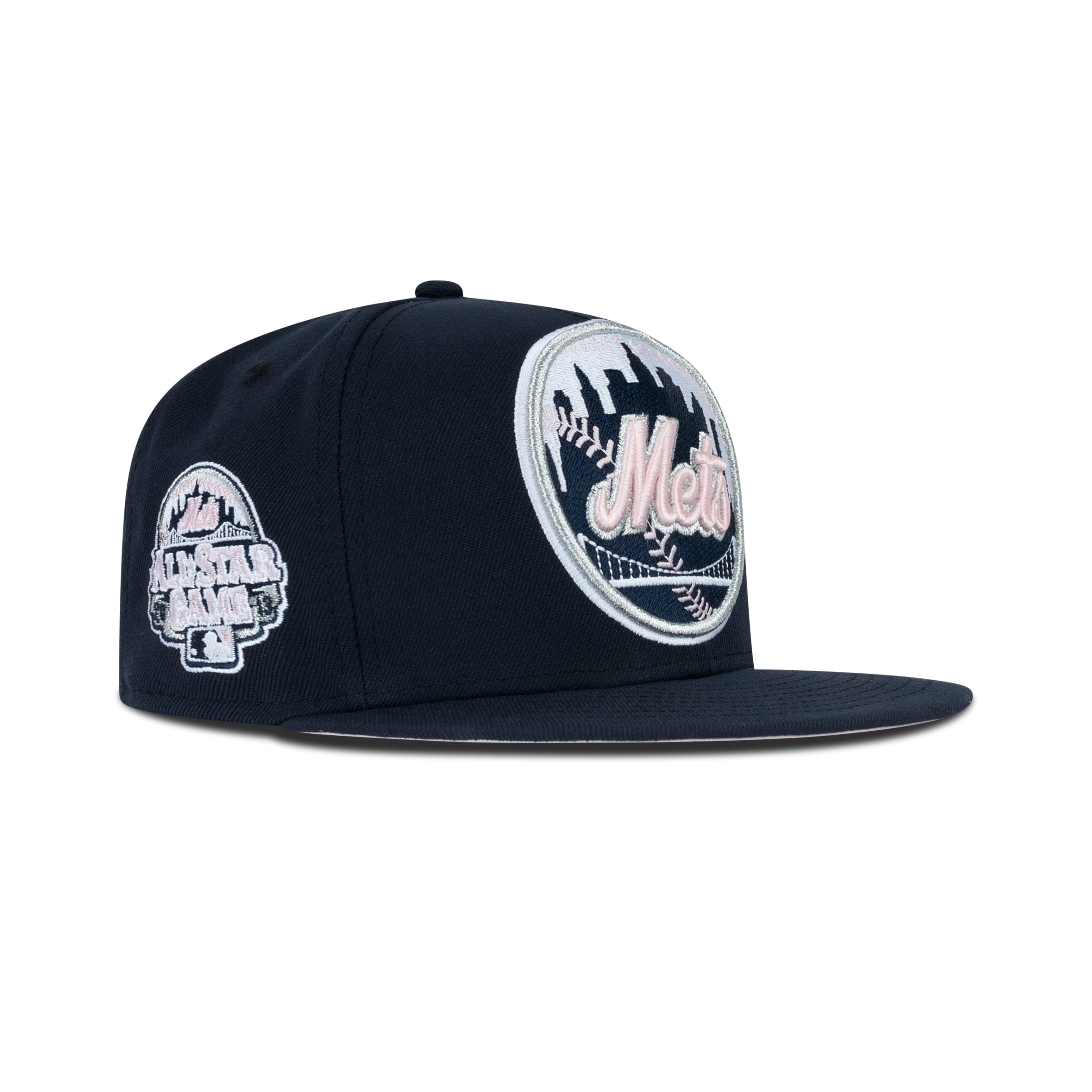 New Era New York Mets Fitted Pink Bottom 