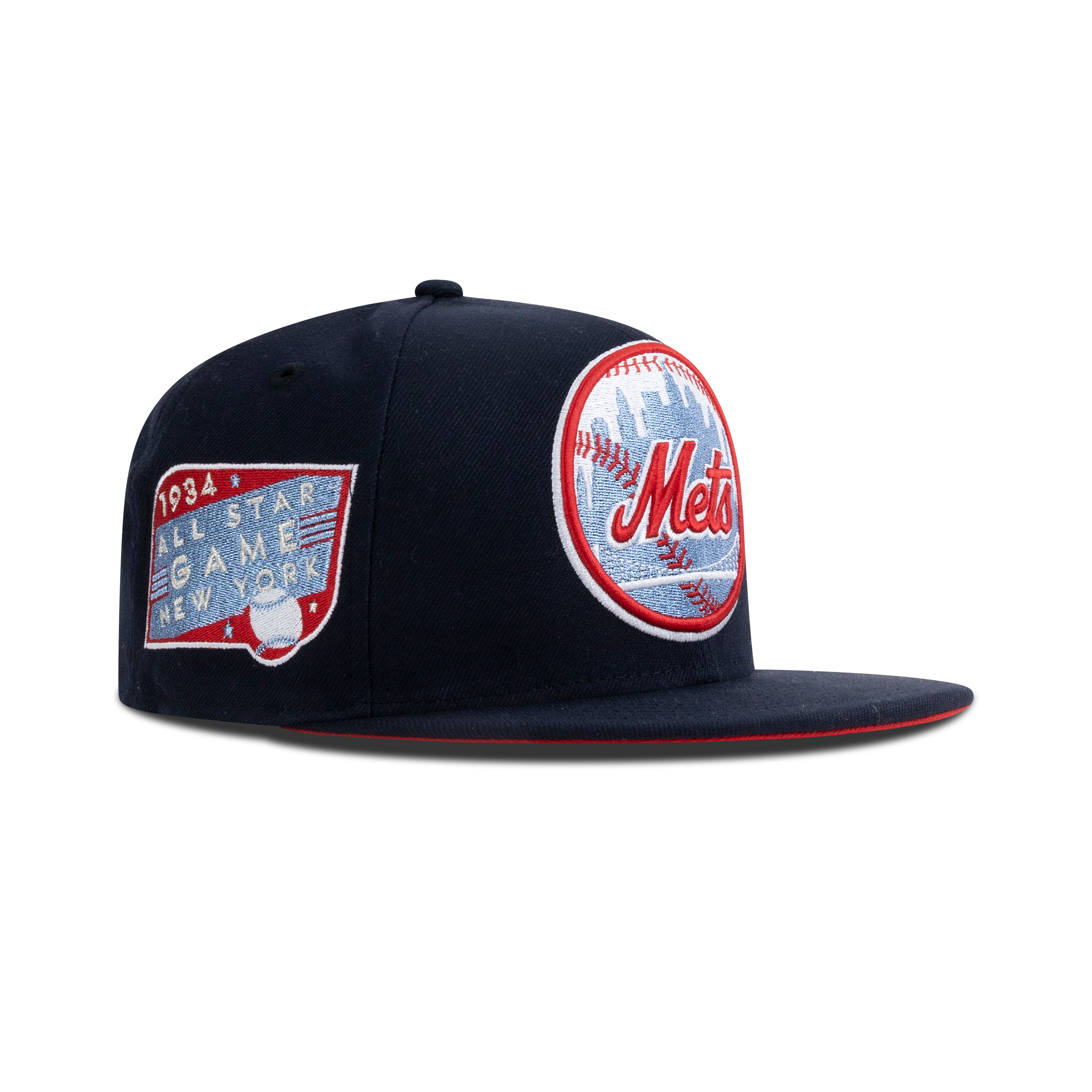 New Era New York Mets Fitted Red Bottom 