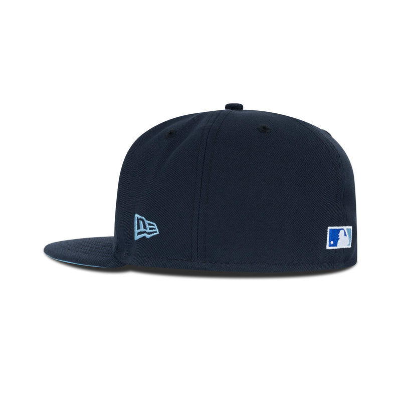 New Era New York Mets Upside Down Fitted Sky Bottom 