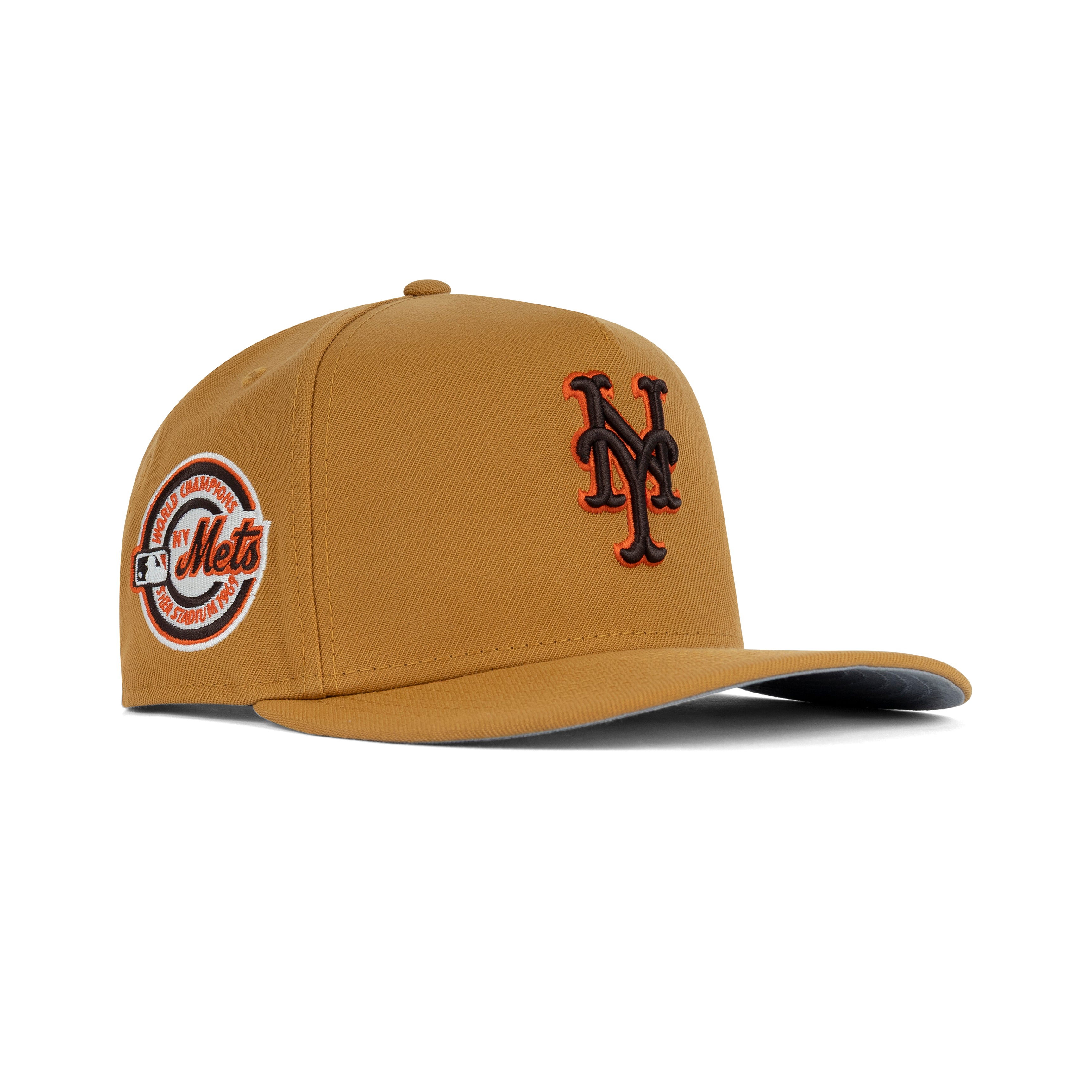New Era New York Mets A-Frame Snapback Grey Bottom 