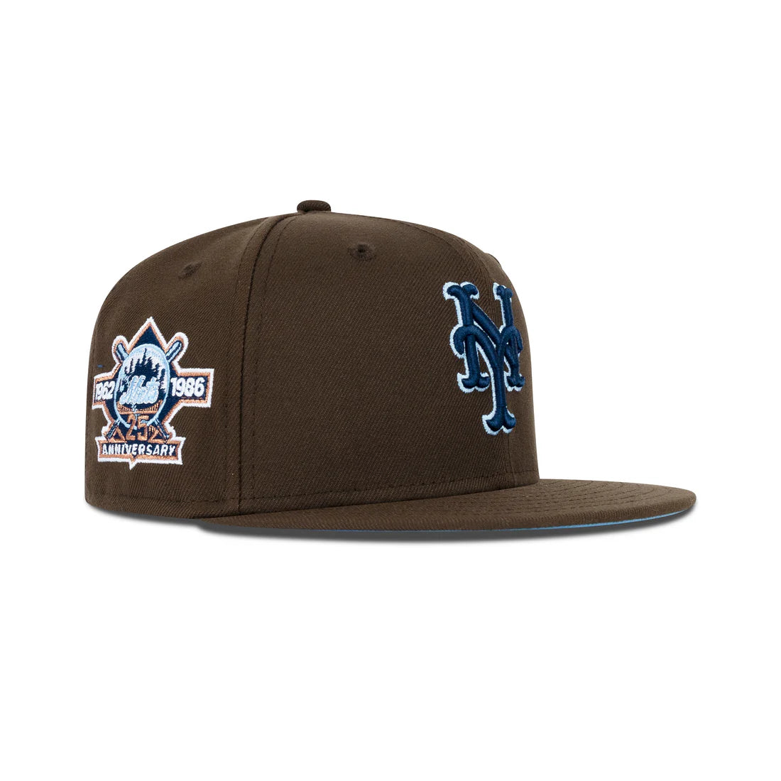 New Era New York Mets Fitted Sky Bottom 