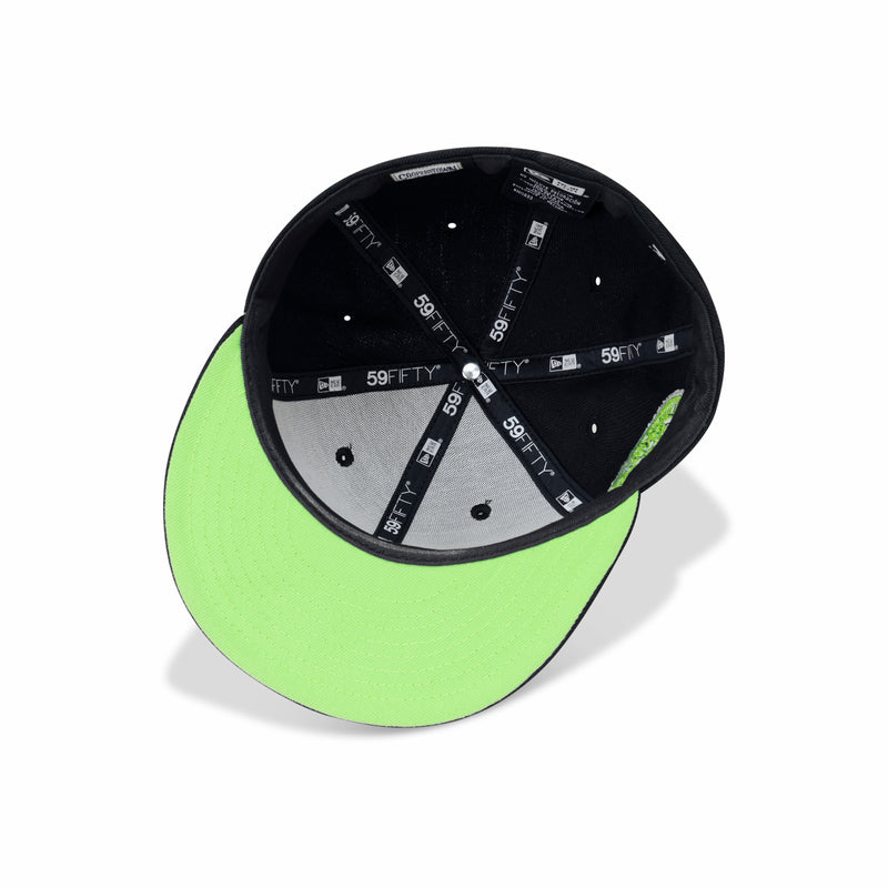 New Era NYY x NYM Fitted Lime Green Bottom 