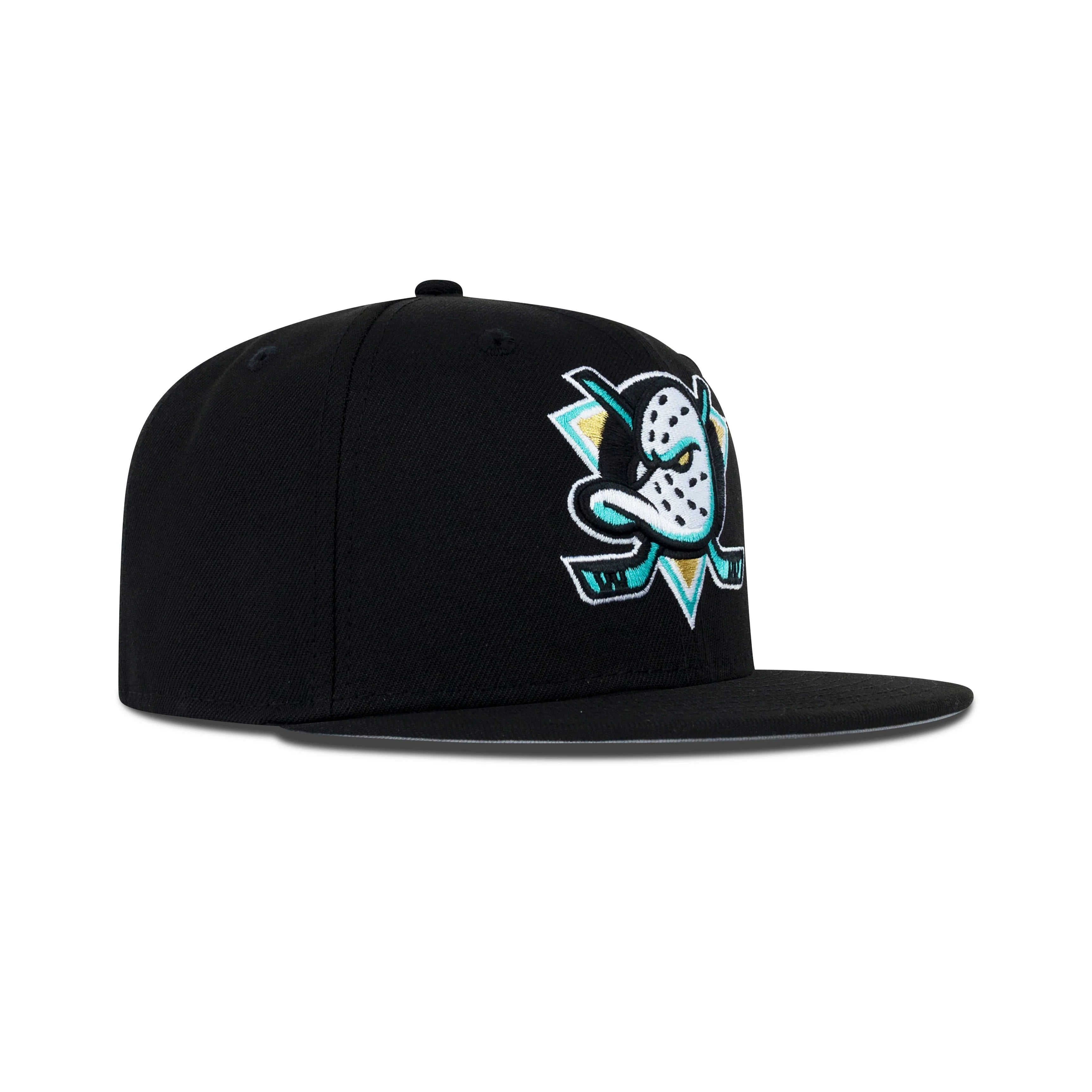 New Era Anaheim Mighty Ducks Fitted Grey Bottom 