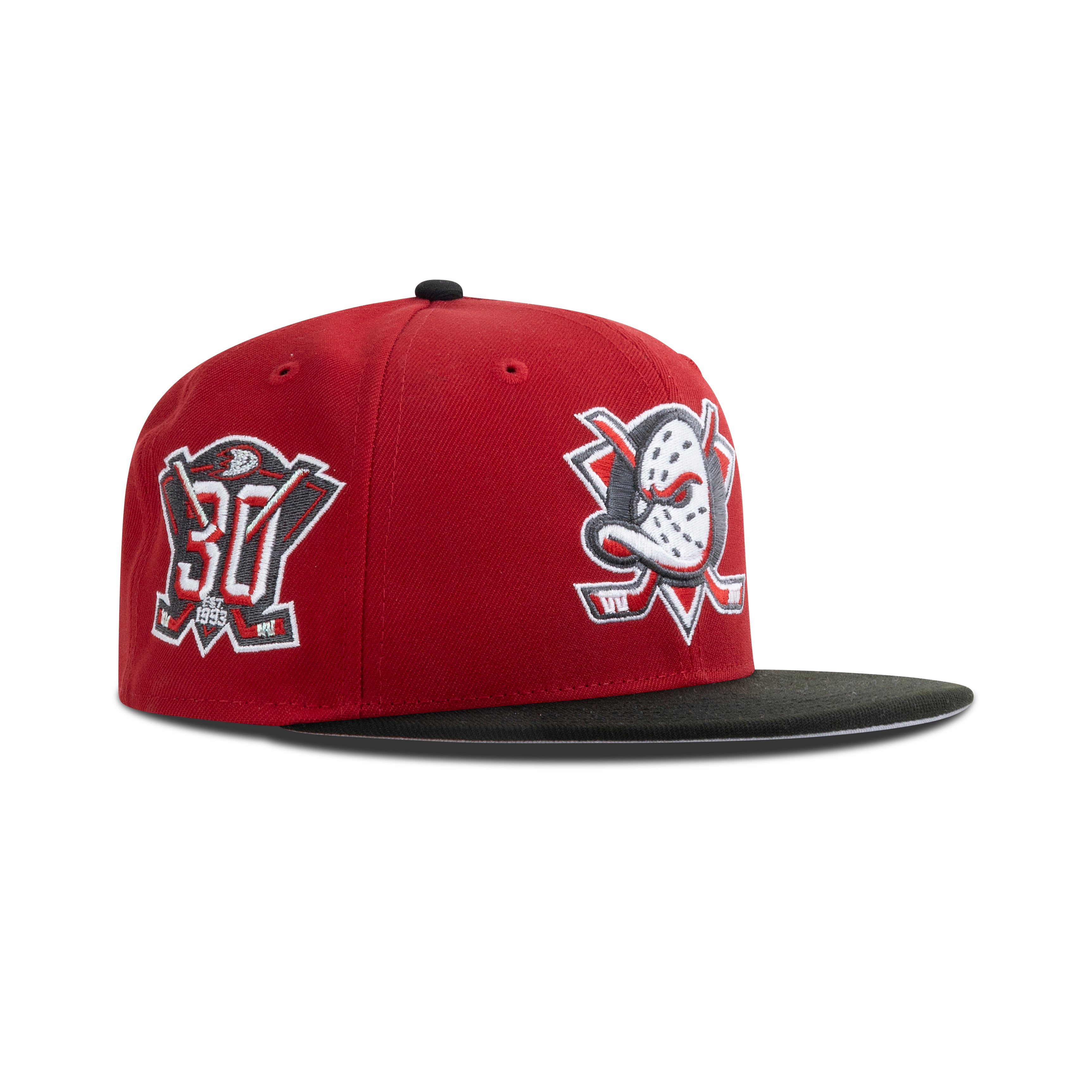 New Era Anaheim Mighty Ducks Fitted Grey Bottom 