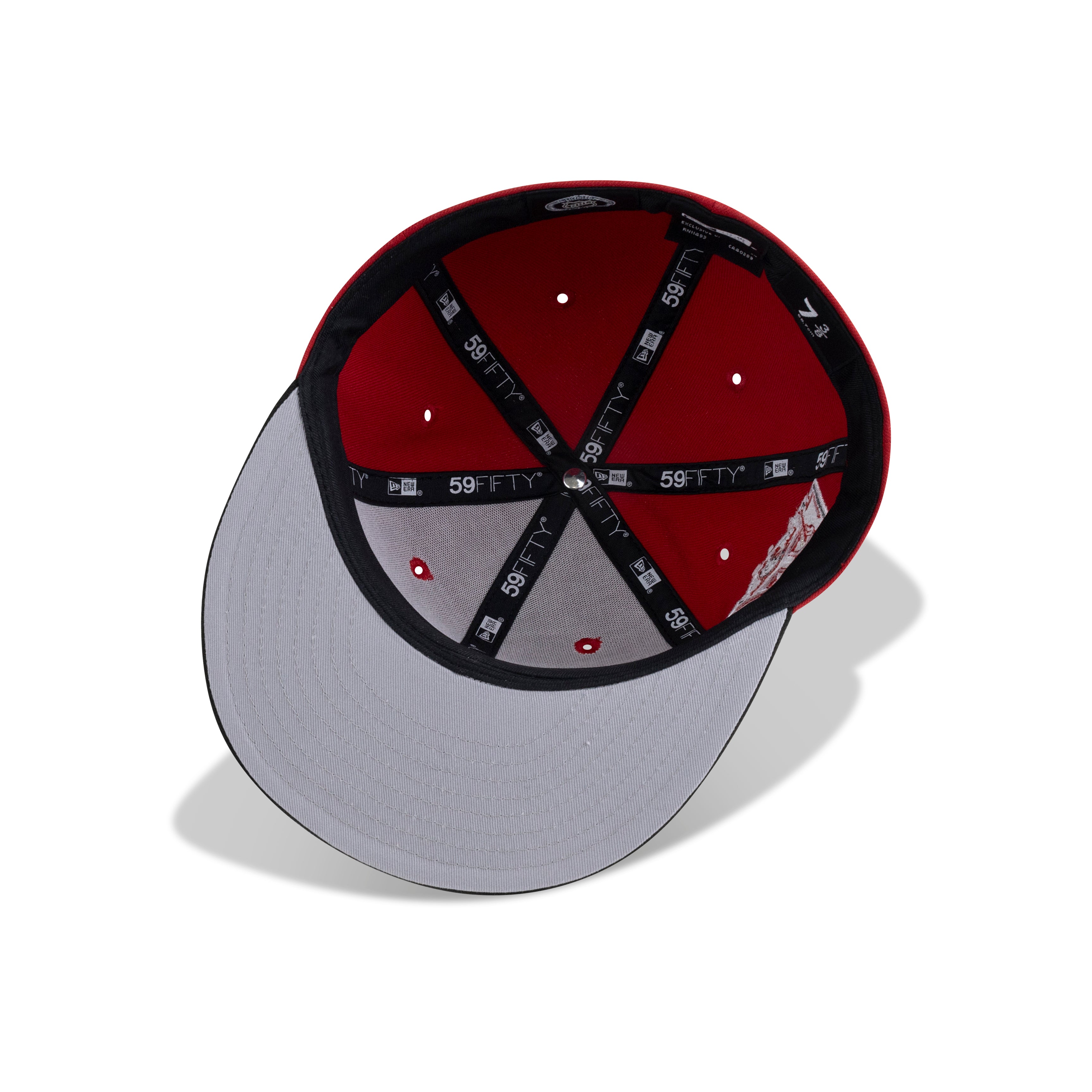 New Era Anaheim Mighty Ducks Fitted Grey Bottom 