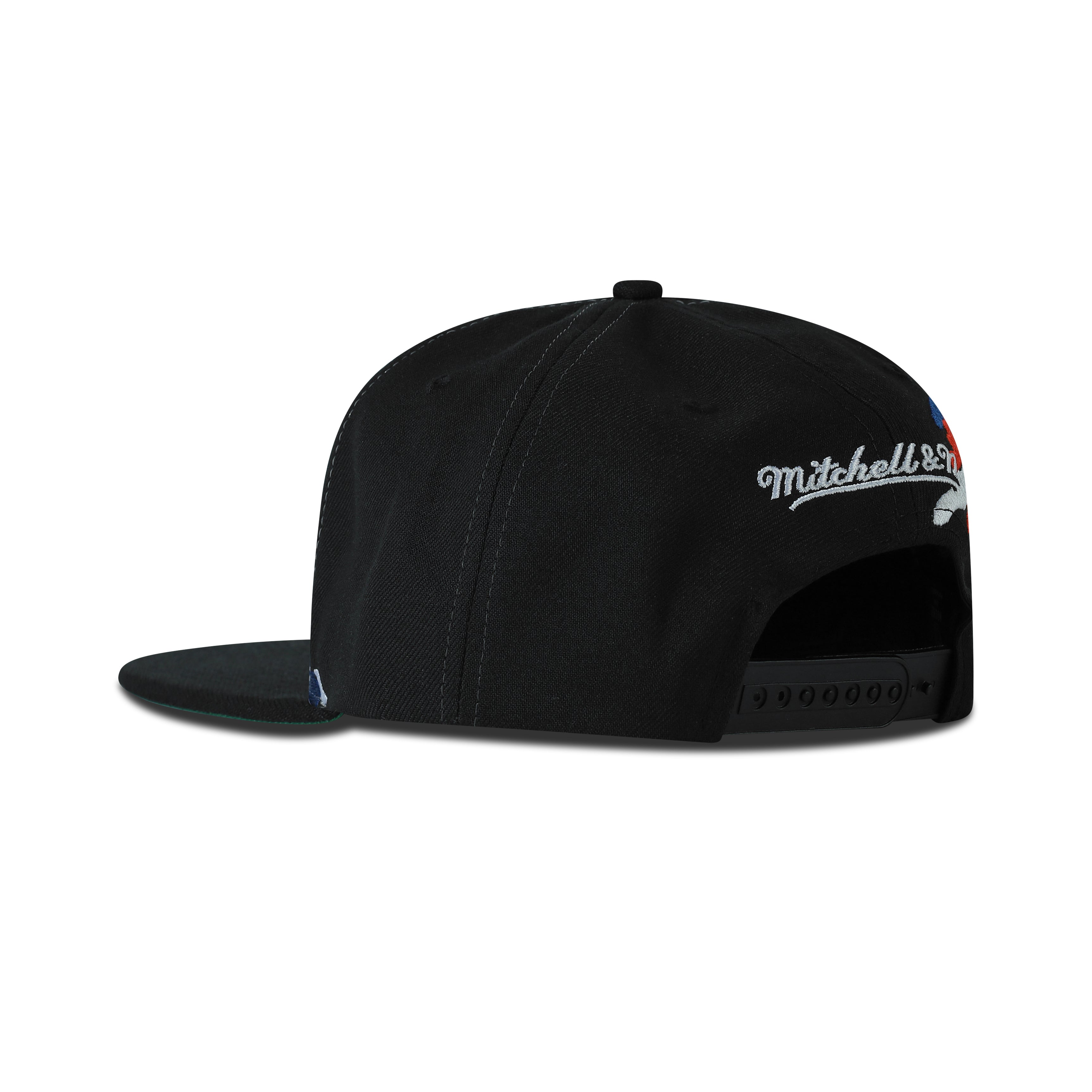 Mitchell & Ness New York Rangers Vintage Paintbrush Snapback Green Bottom 