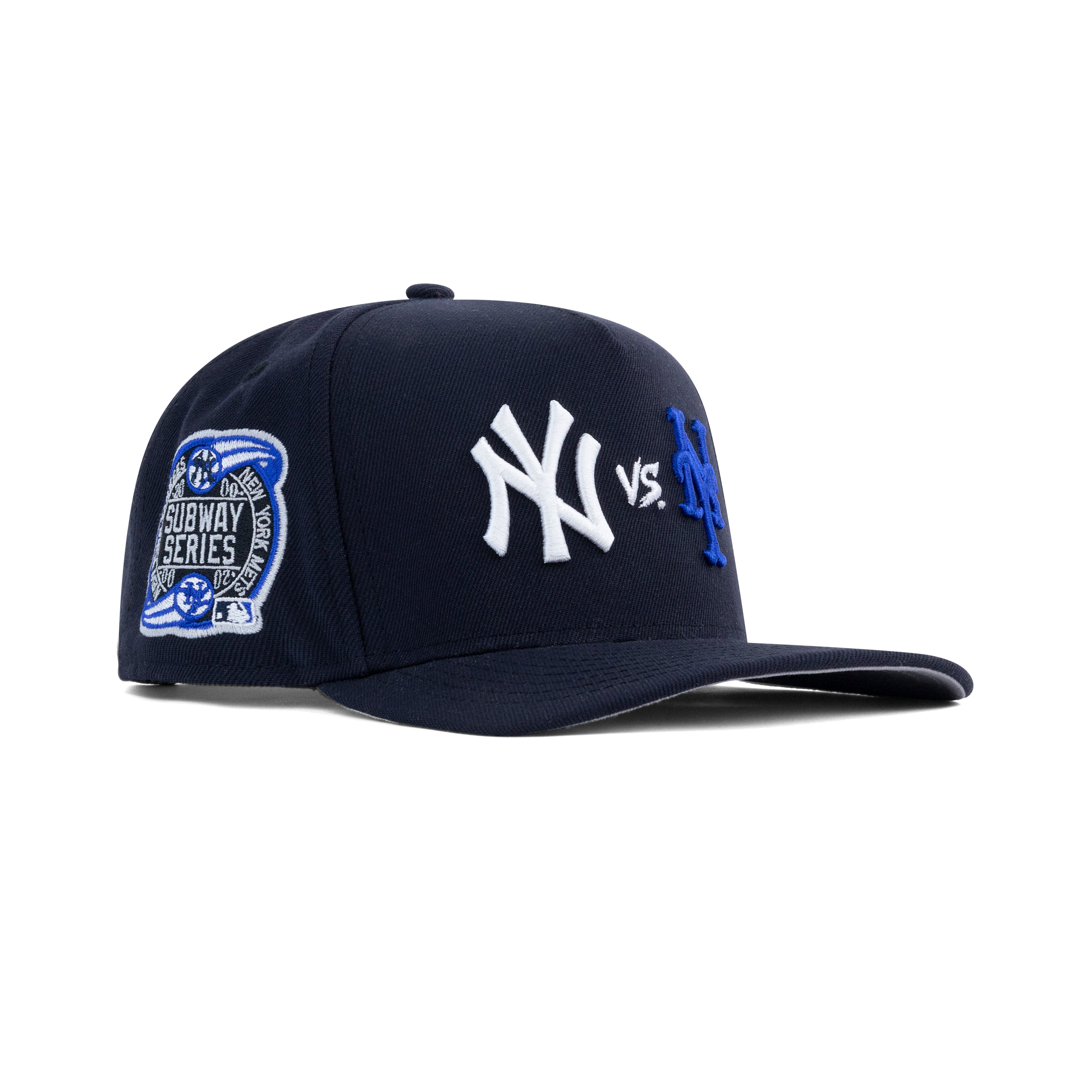 New Era NYY Vs. NYM A-Frame Snapback Grey Bottom 