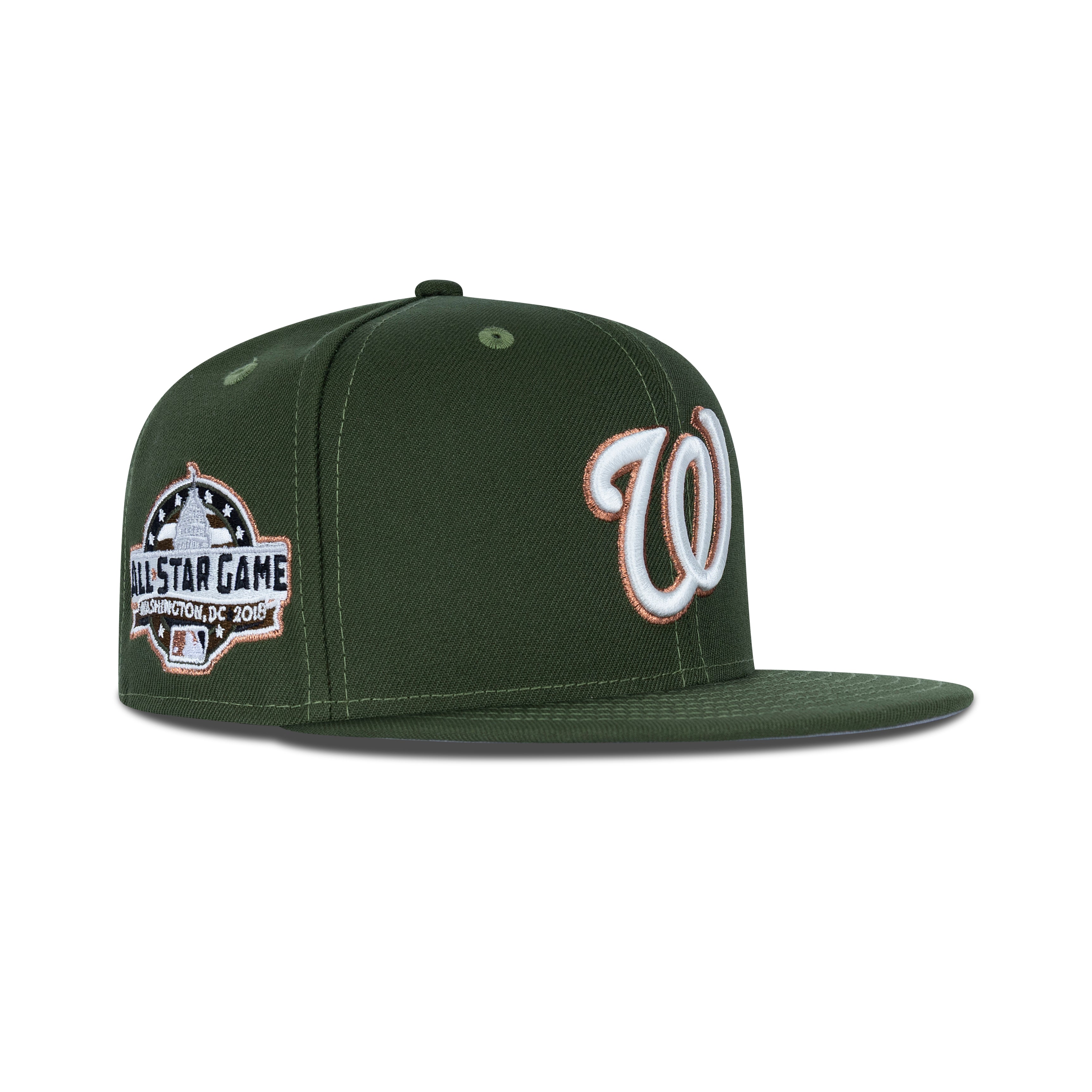 New Era Washington Nationals Fitted Grey Bottom 