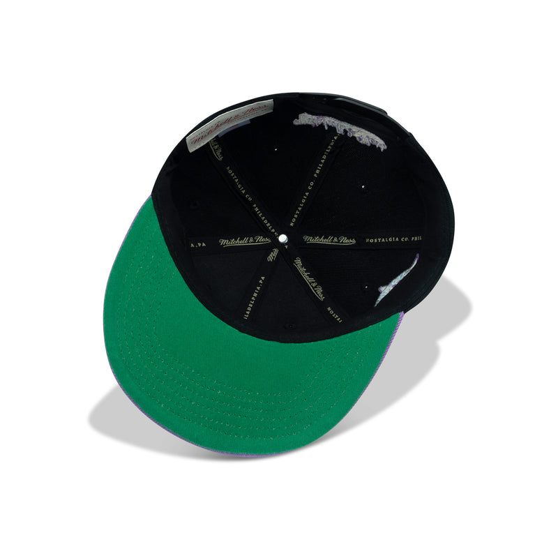 Mitchell & Ness Denver Nuggets Snapback Green Bottom 