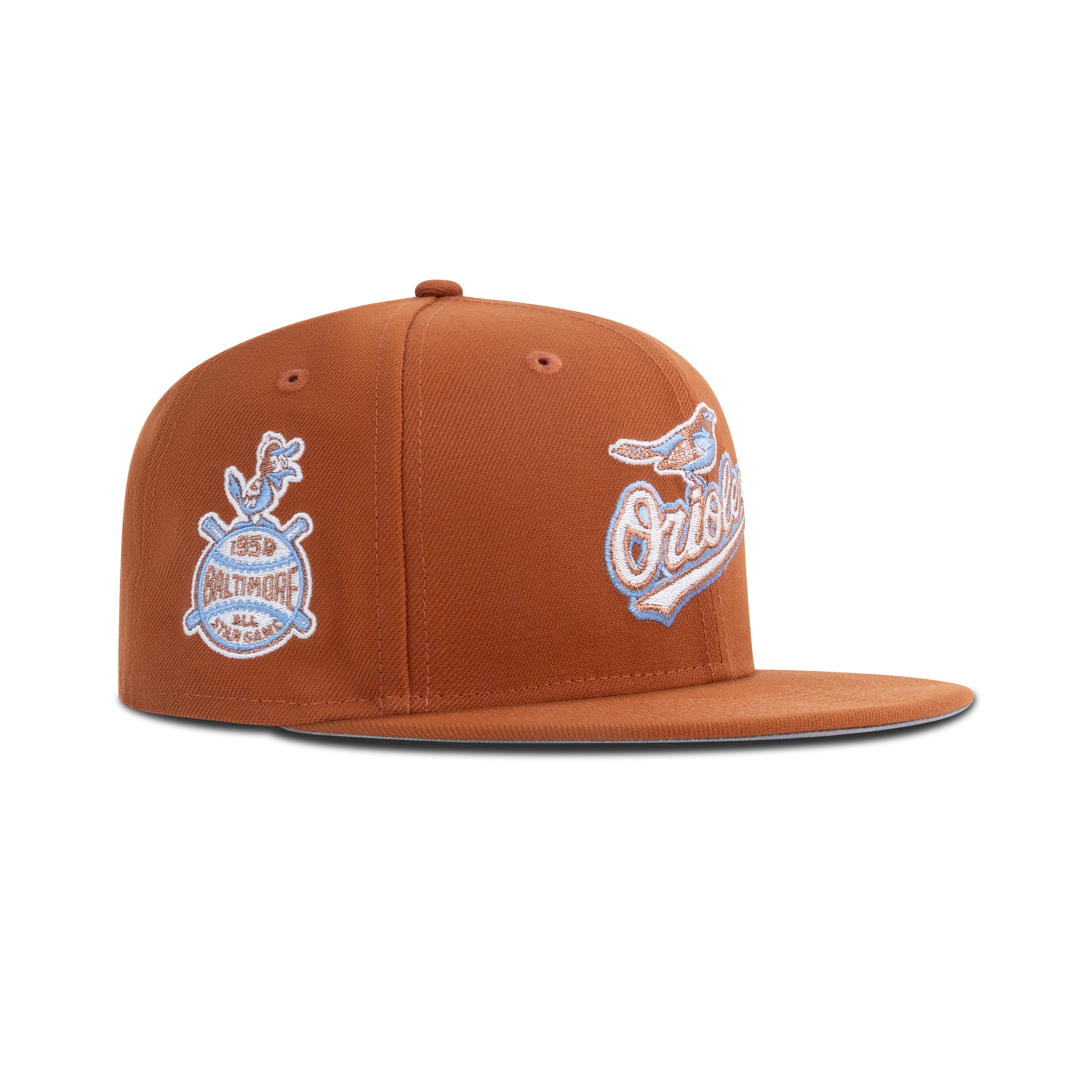 New Era Baltimore Orioles Fitted Grey Bottom 