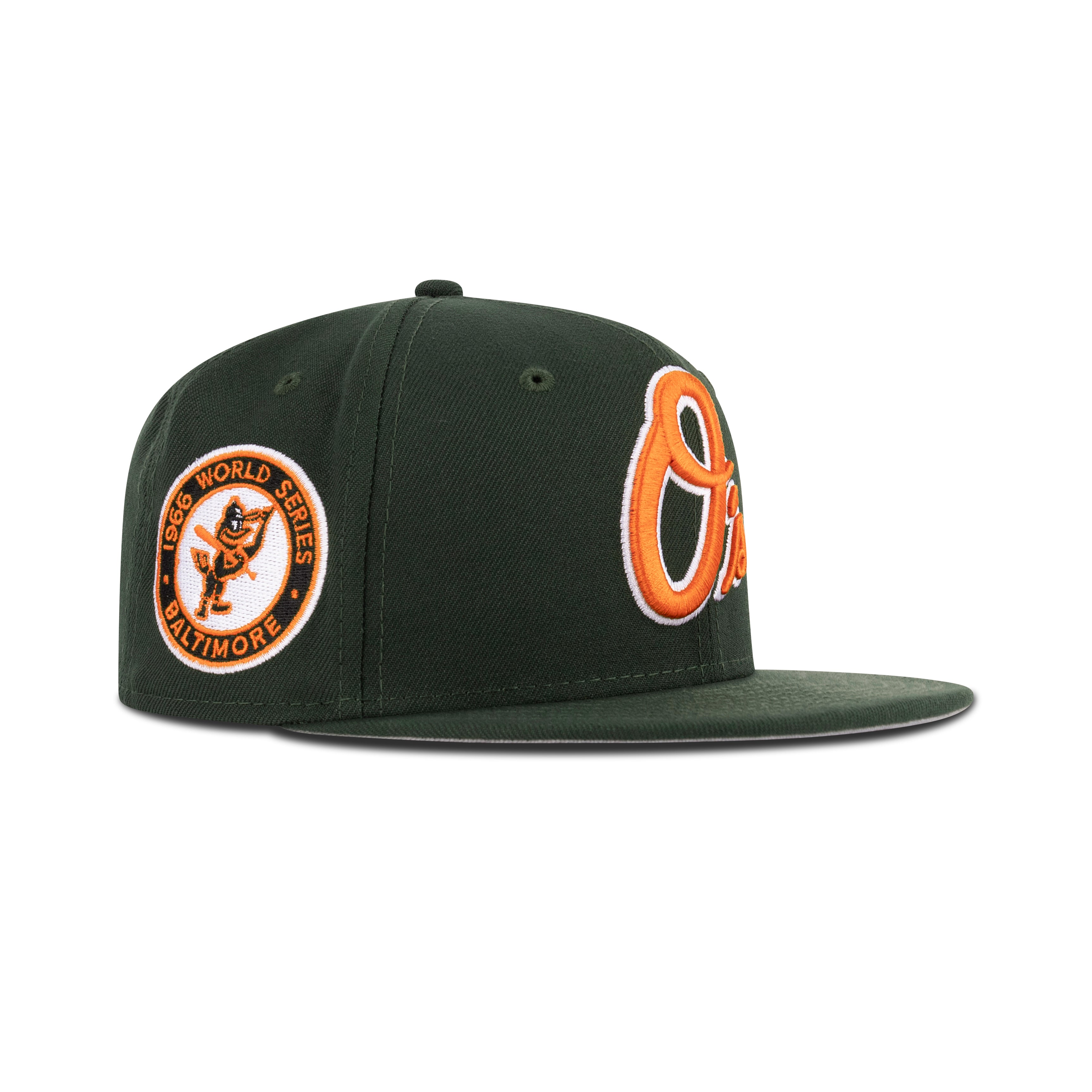 New Era Baltimore Orioles Fitted Gray Bottom 
