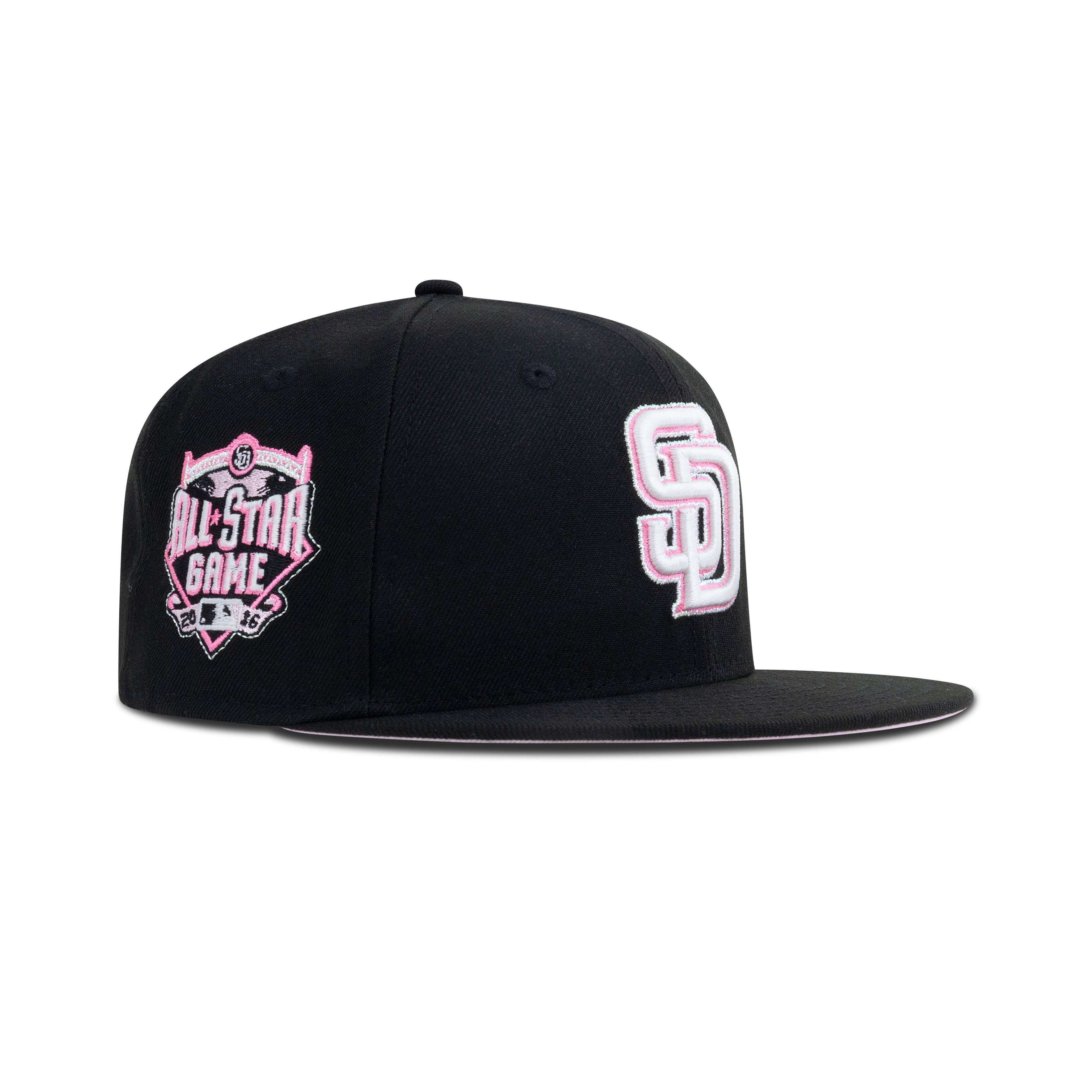 New Era San Diego Padres Fitted Pink Bottom 