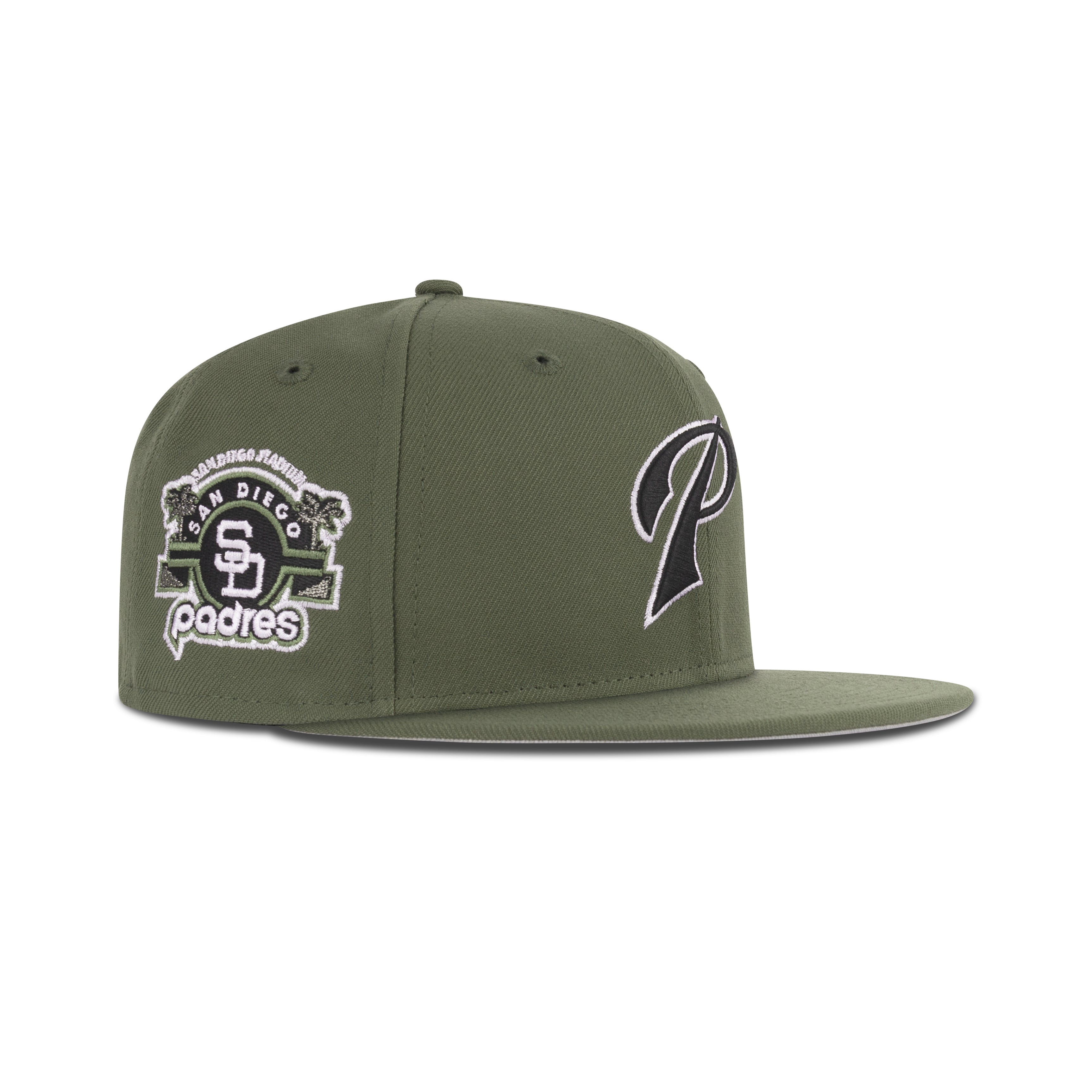 New Era San Diego Padres Fitted Gray Bottom 