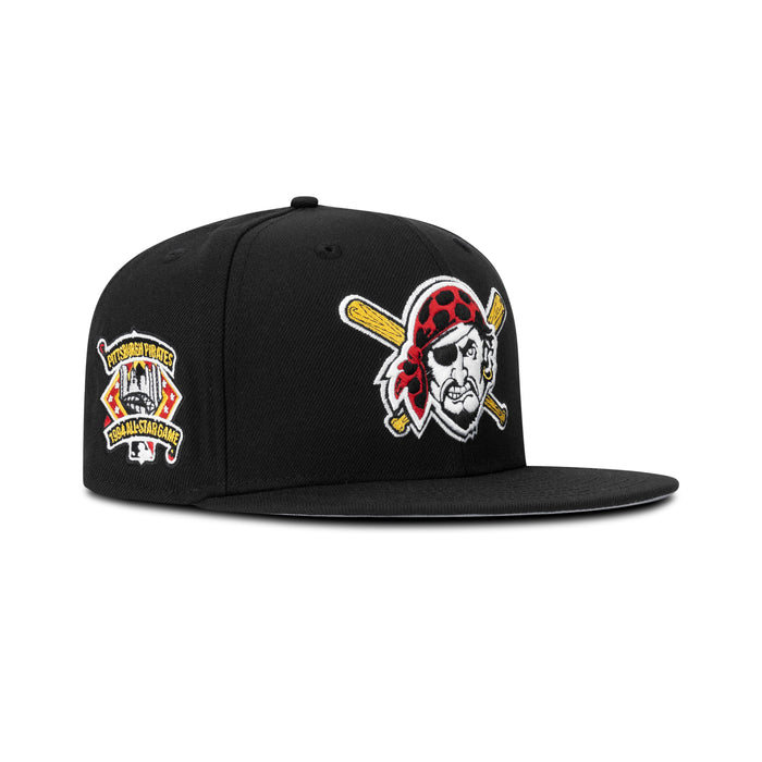 New Era Pittsburgh Pirates Fitted Grey Bottom "Black Red Yellow" (1994 All Star Game Embroidery)
