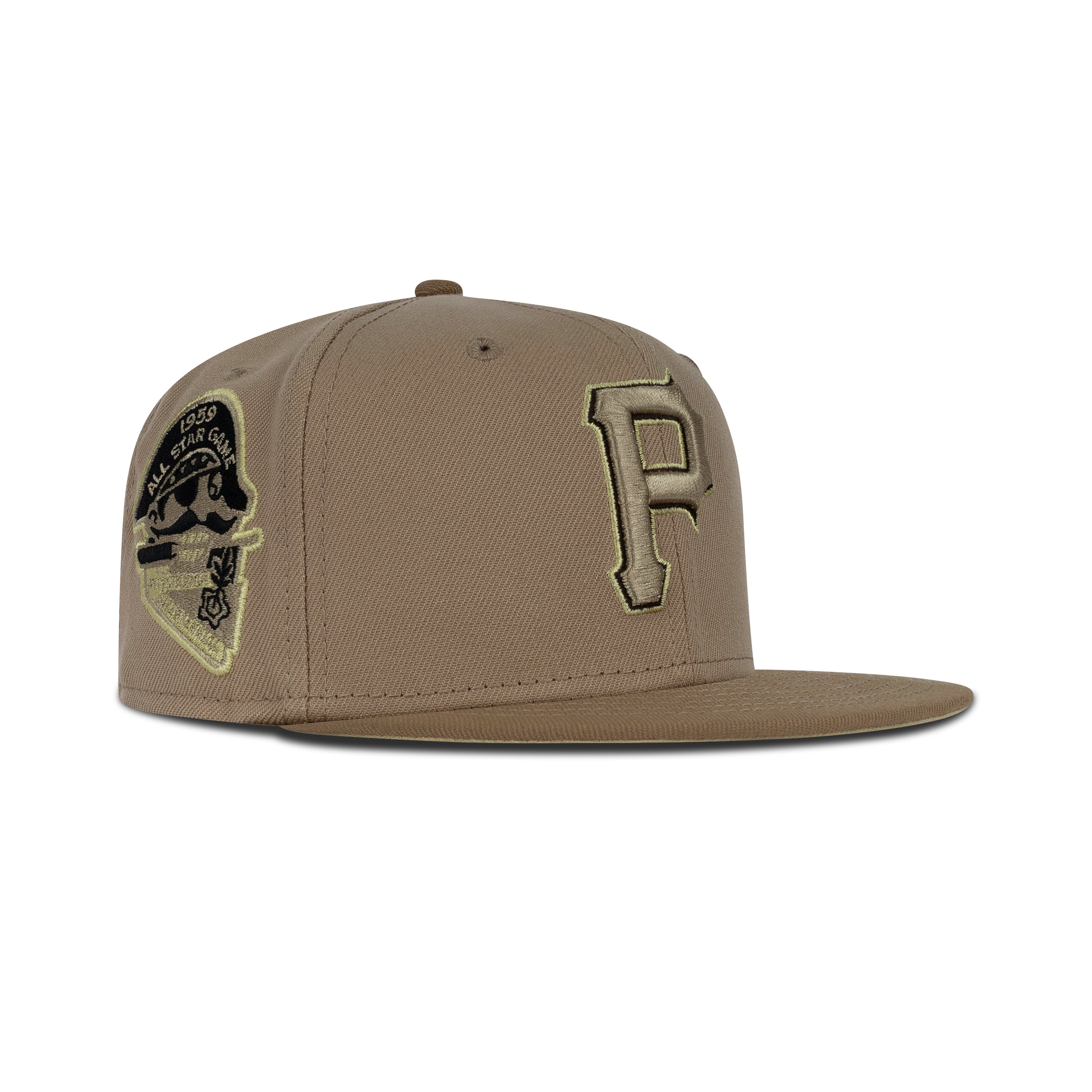 New Era Pittsburgh Pirates Fitted Tan Bottom 