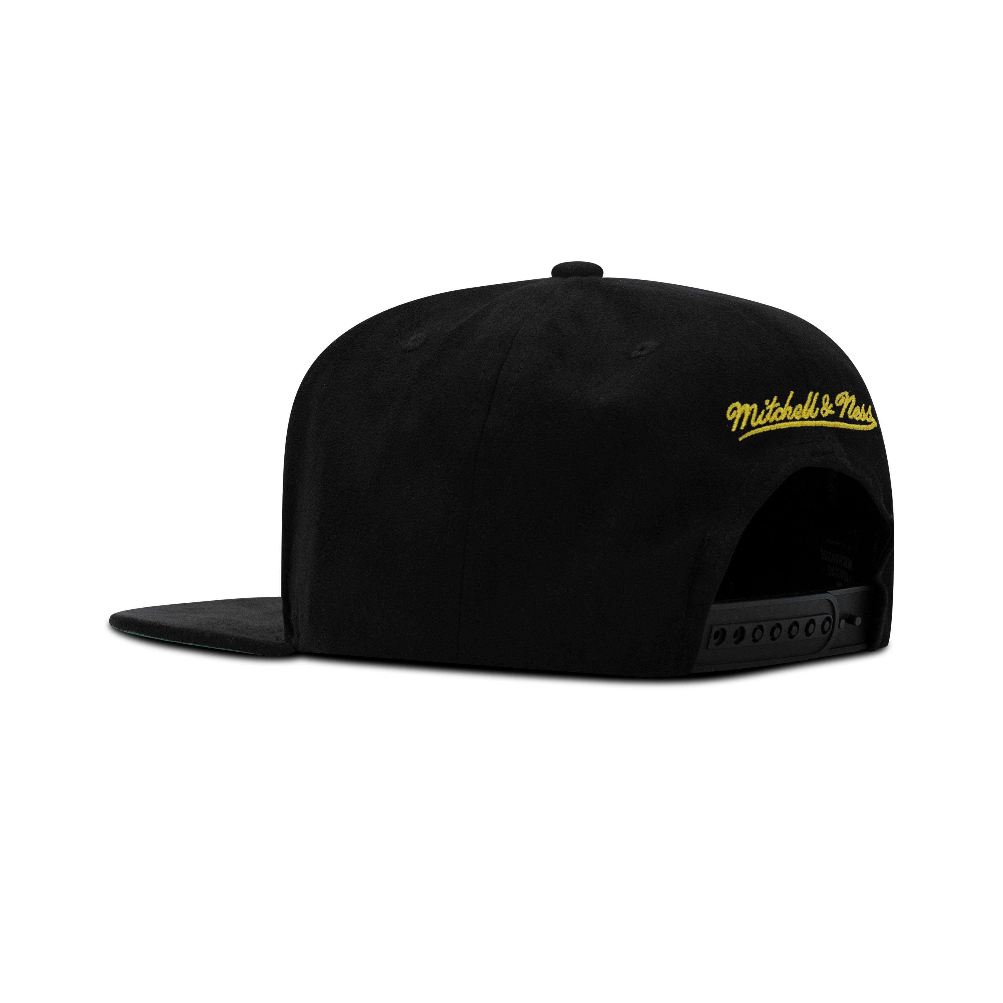 Mitchell & Ness Pittsburgh Pirates Sweet Suede Snapback Green Satin Bottom 