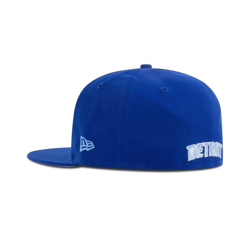 New Era Detroit Pistons Fitted Sky Bottom 