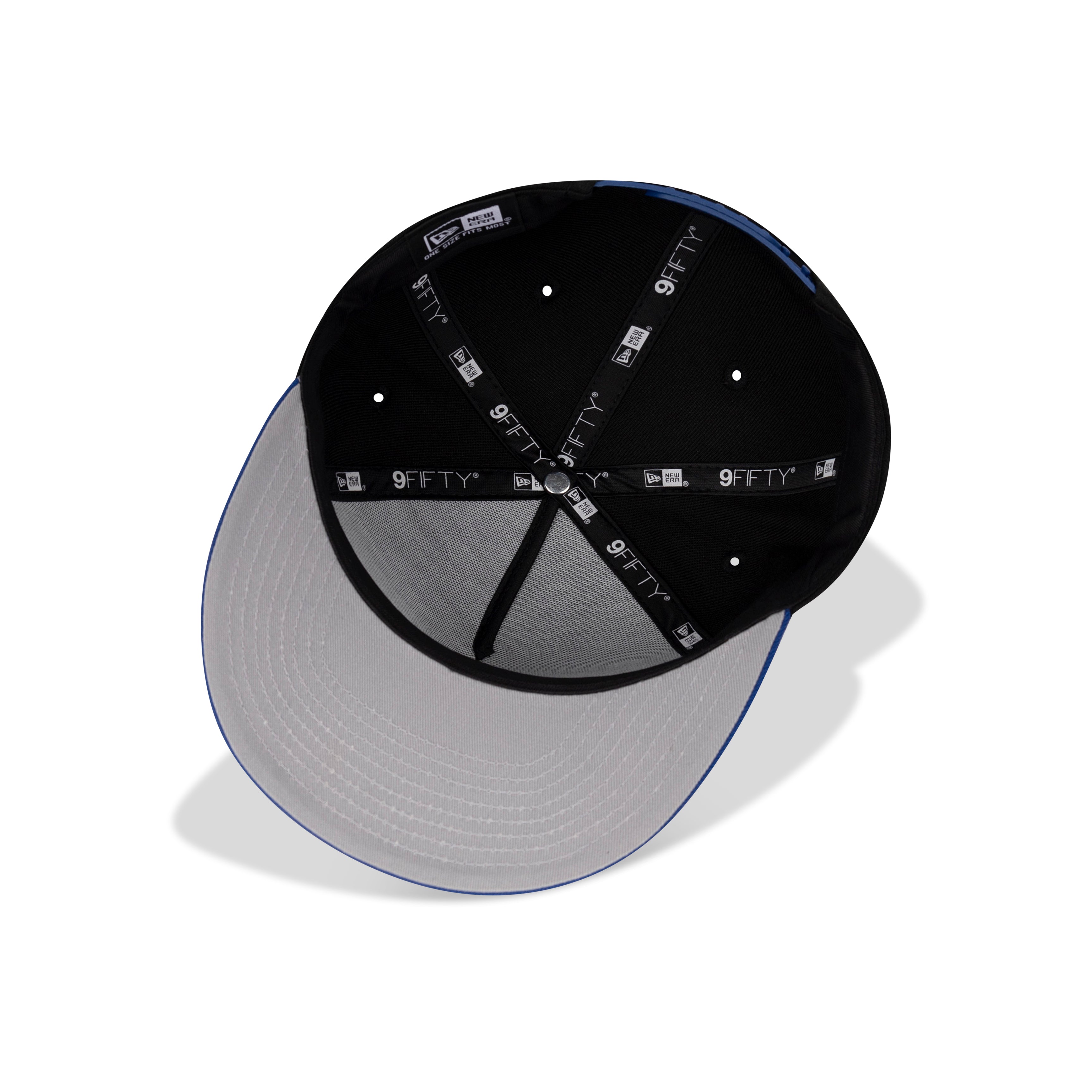 New Era Queens NY A-Frame Snapback Grey Bottom 