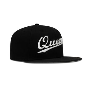 New Era Queens NY Fitted Grey Bottom "Black White"