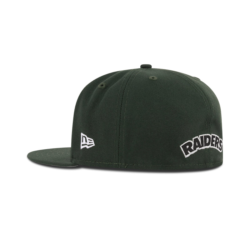 New Era Las Vegas Raiders Fitted Gray Bottom 