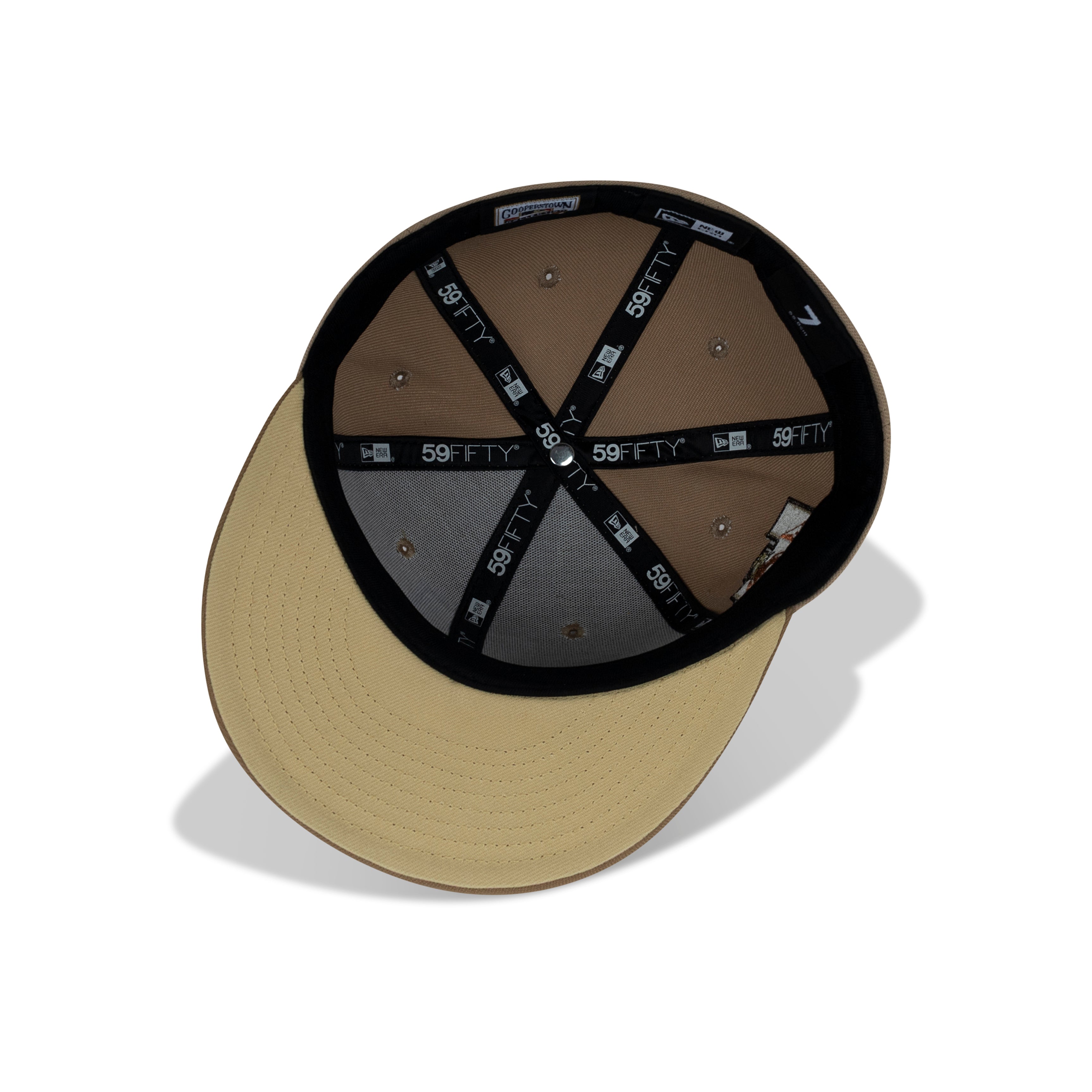 New Era Texas Rangers Fitted Tan Bottom 
