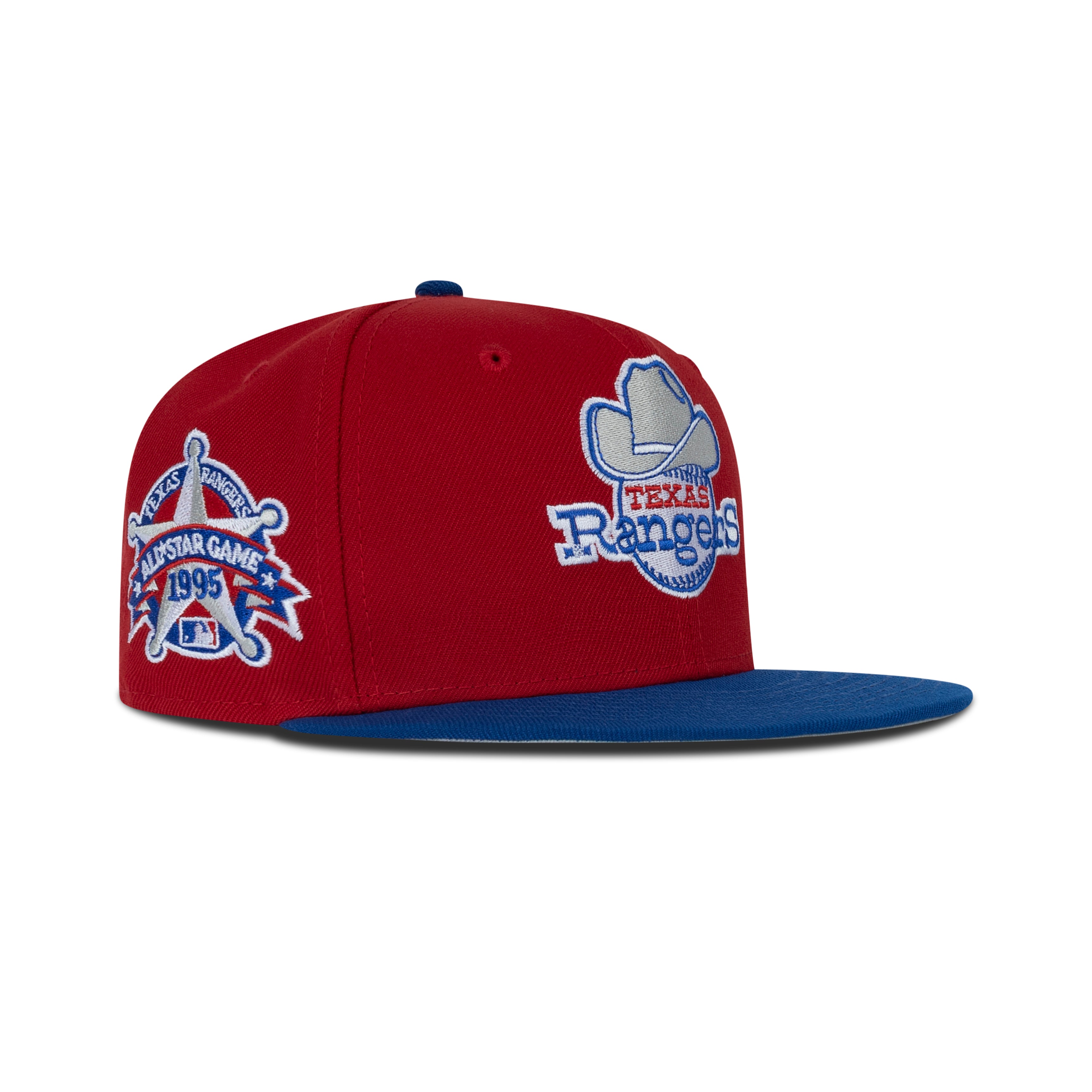 New Era Texas Rangers Fitted Grey Bottom 