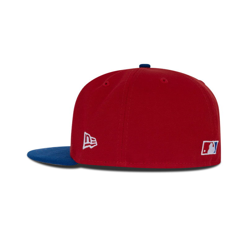 New Era Texas Rangers Fitted Grey Bottom 