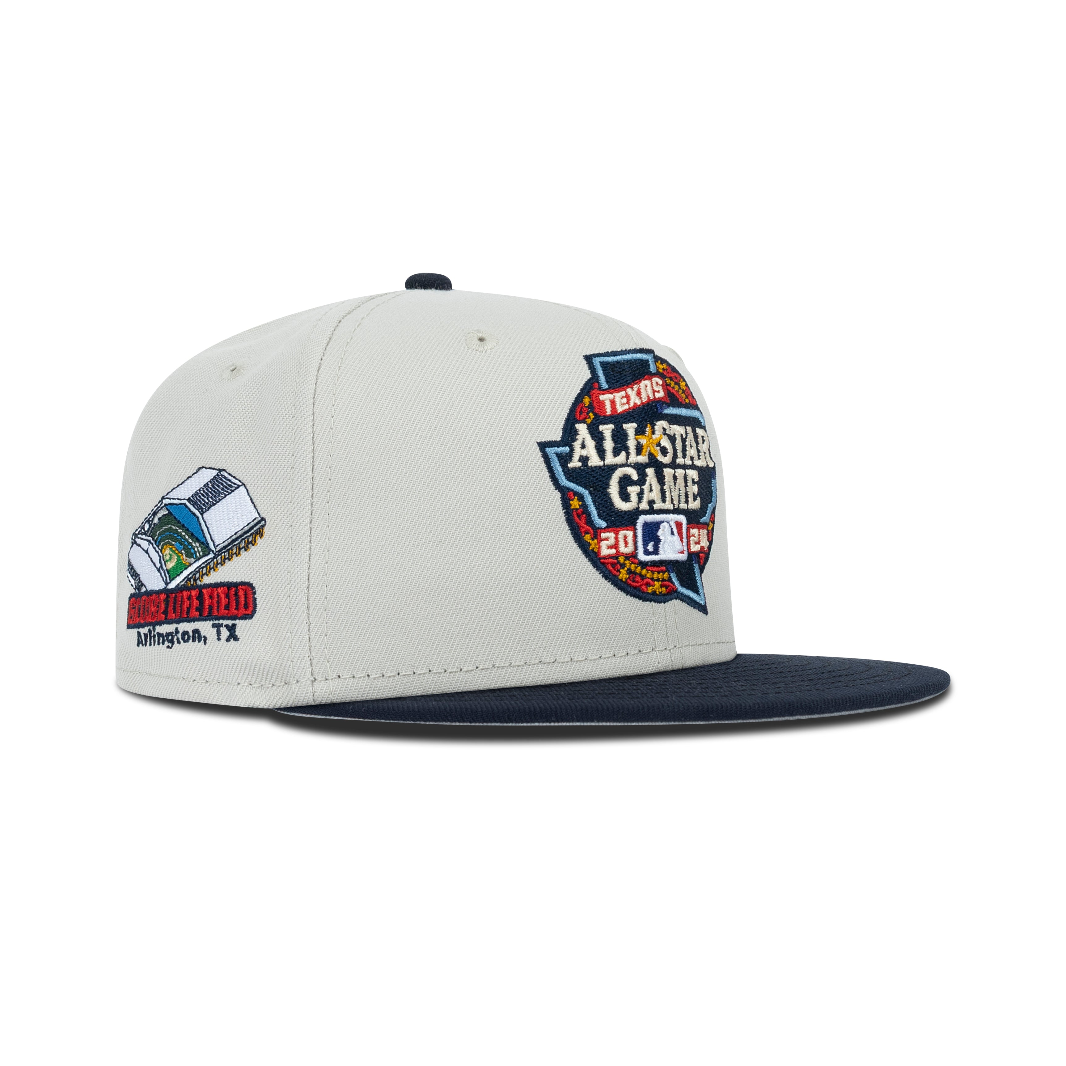 New Era Texas All Star Game Fitted Grey Bottom 