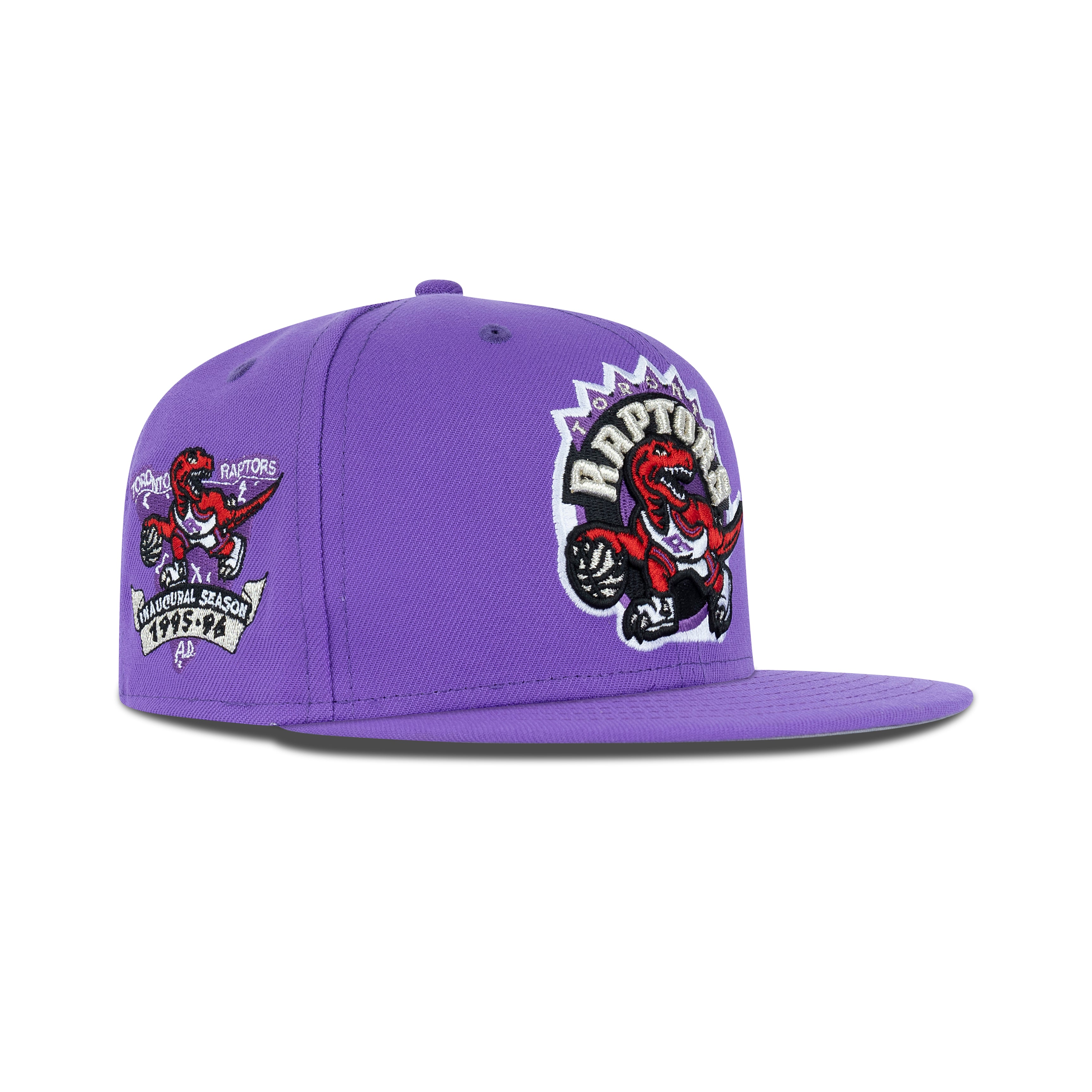 New Era Toronto Raptors Fitted Grey Bottom 