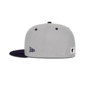New Era Tampa Bay Rays Fitted Grey Bottom "Grey Navy" (Tropicana Field Patch Embroidery)