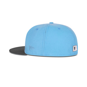 New Era Tampa Bay Rays Fitted Sky Bottom "Sky Dark Grey" (10 Seasons Embroidery)