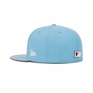 New Era Tampa Bay Rays Fitted Pink Bottom "Sky Blue Pink" (1998-2018 Embroidery)