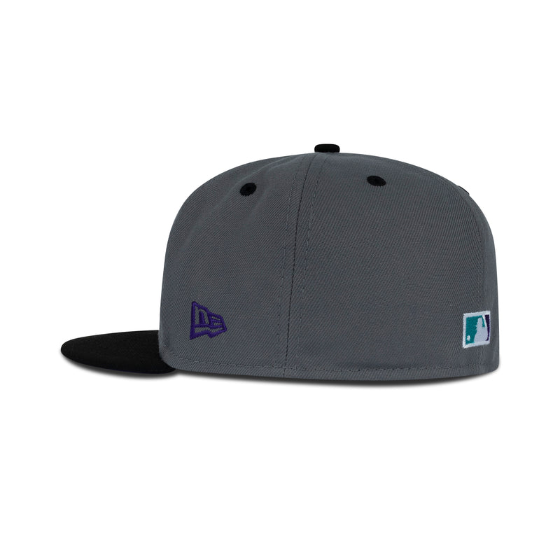 New Era Tampa Bay Rays Upside Down Logo Fitted Purple Bottom 