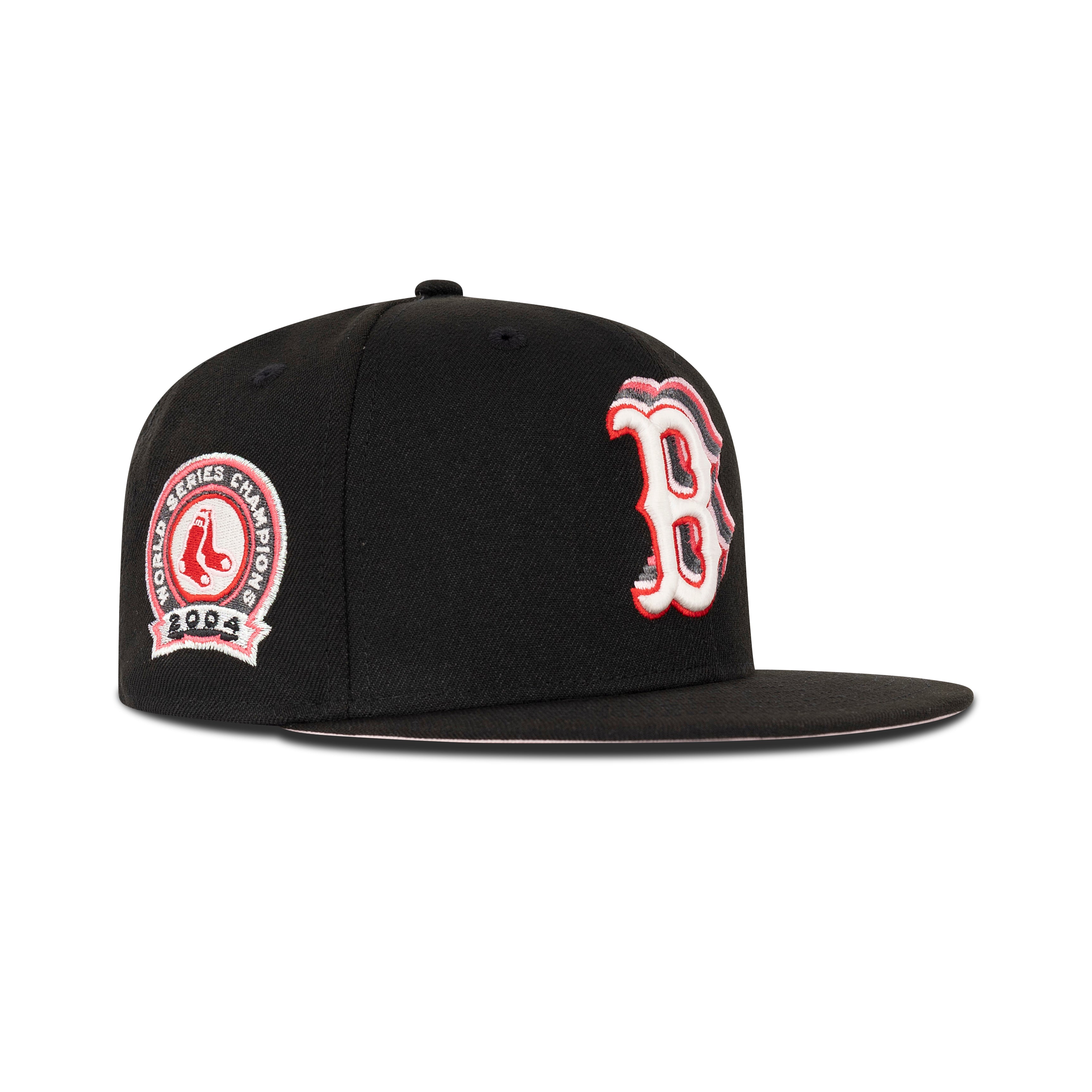New Era Boston Red Sox Fitted Pink Bottom 