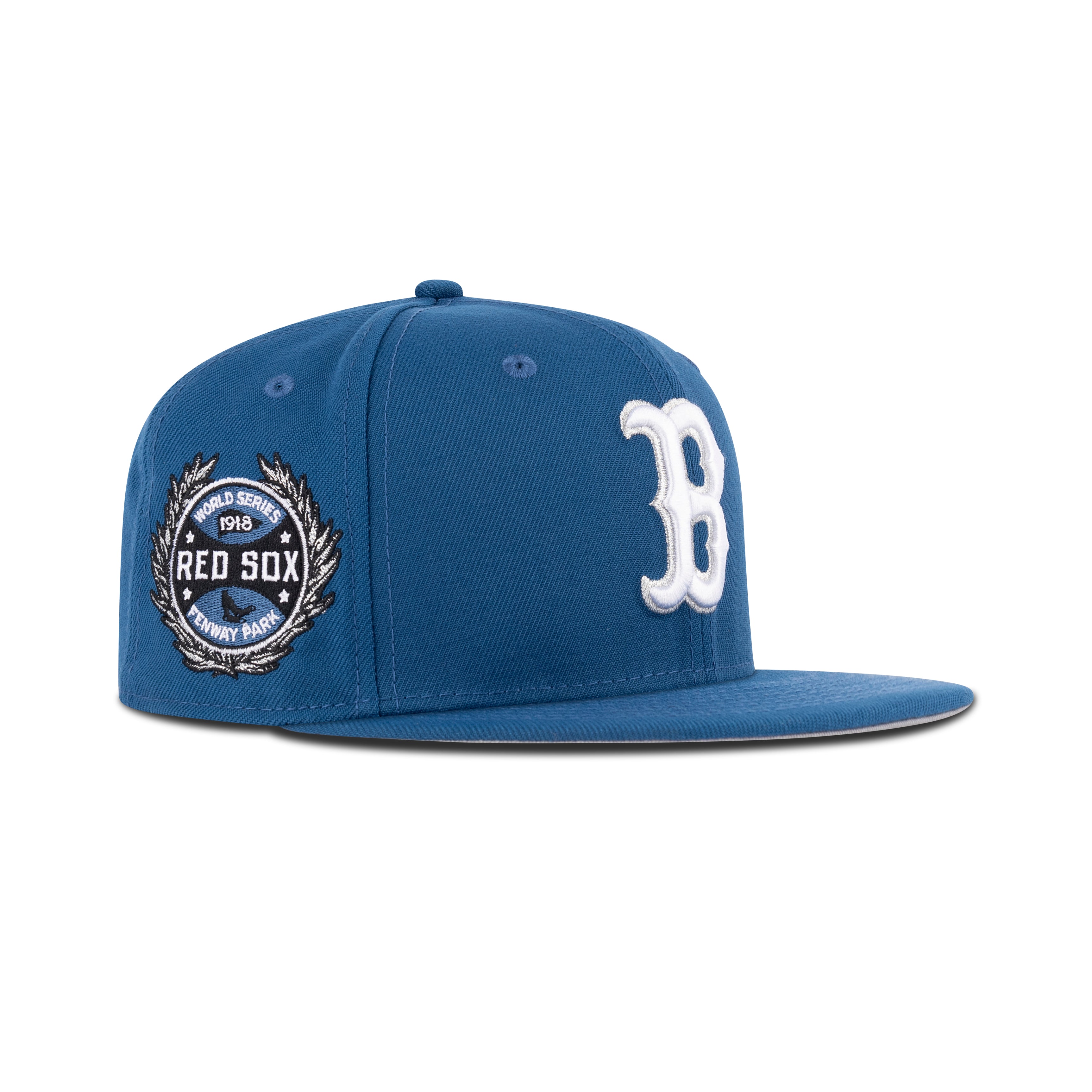 New Era Boston Red Sox Fitted Grey Bottom 