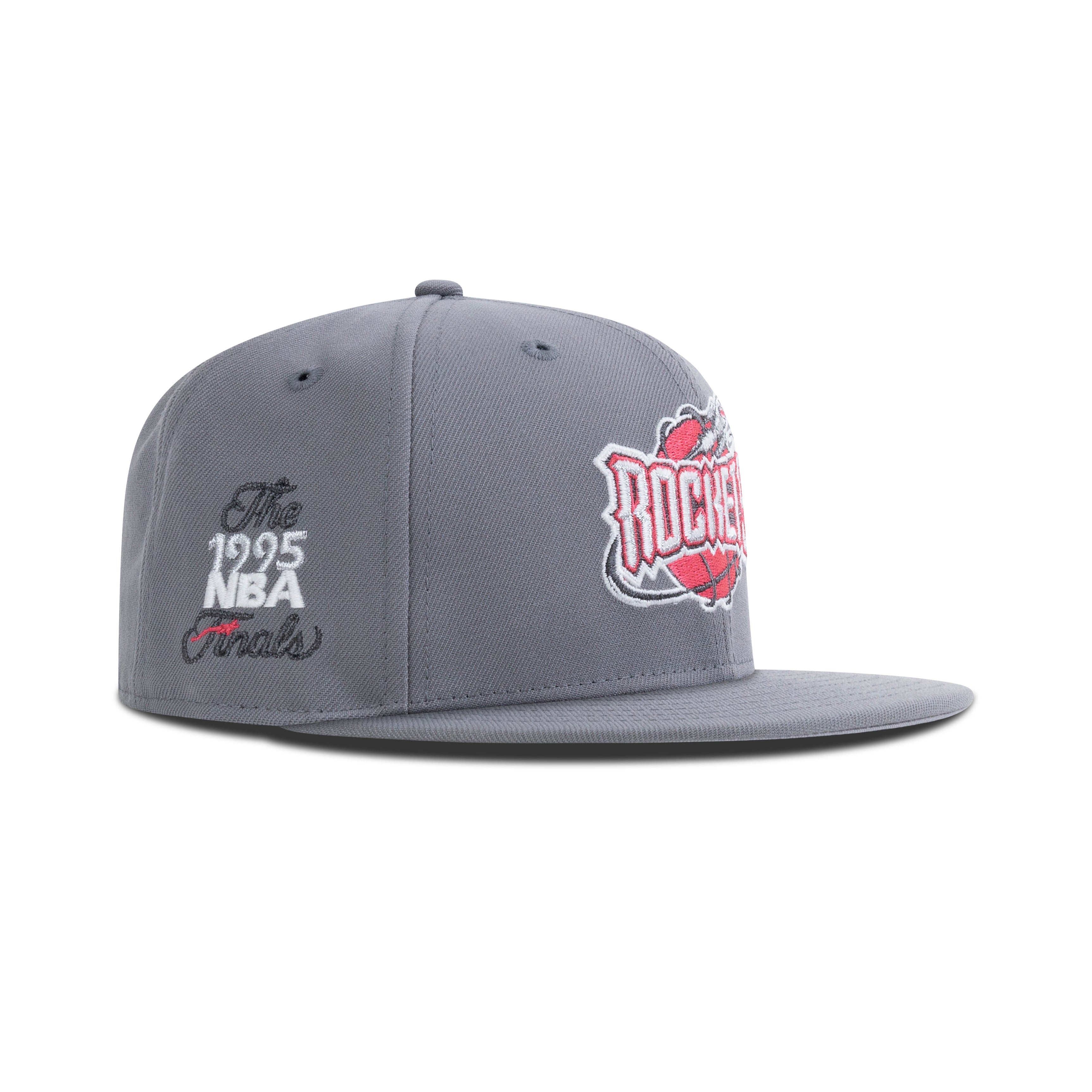New Era Houston Rockets Fitted Gray Bottom 