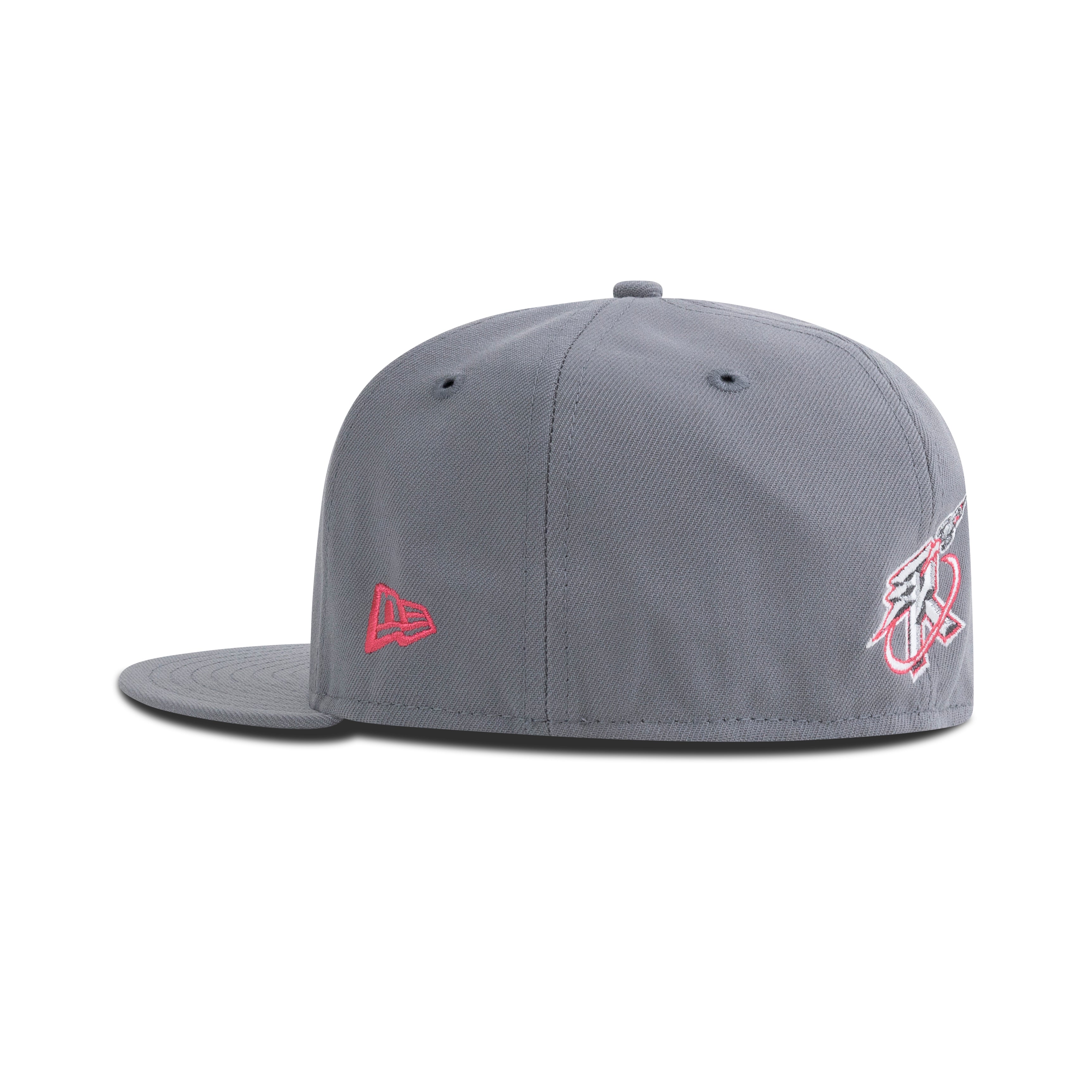 New Era Houston Rockets Fitted Gray Bottom 