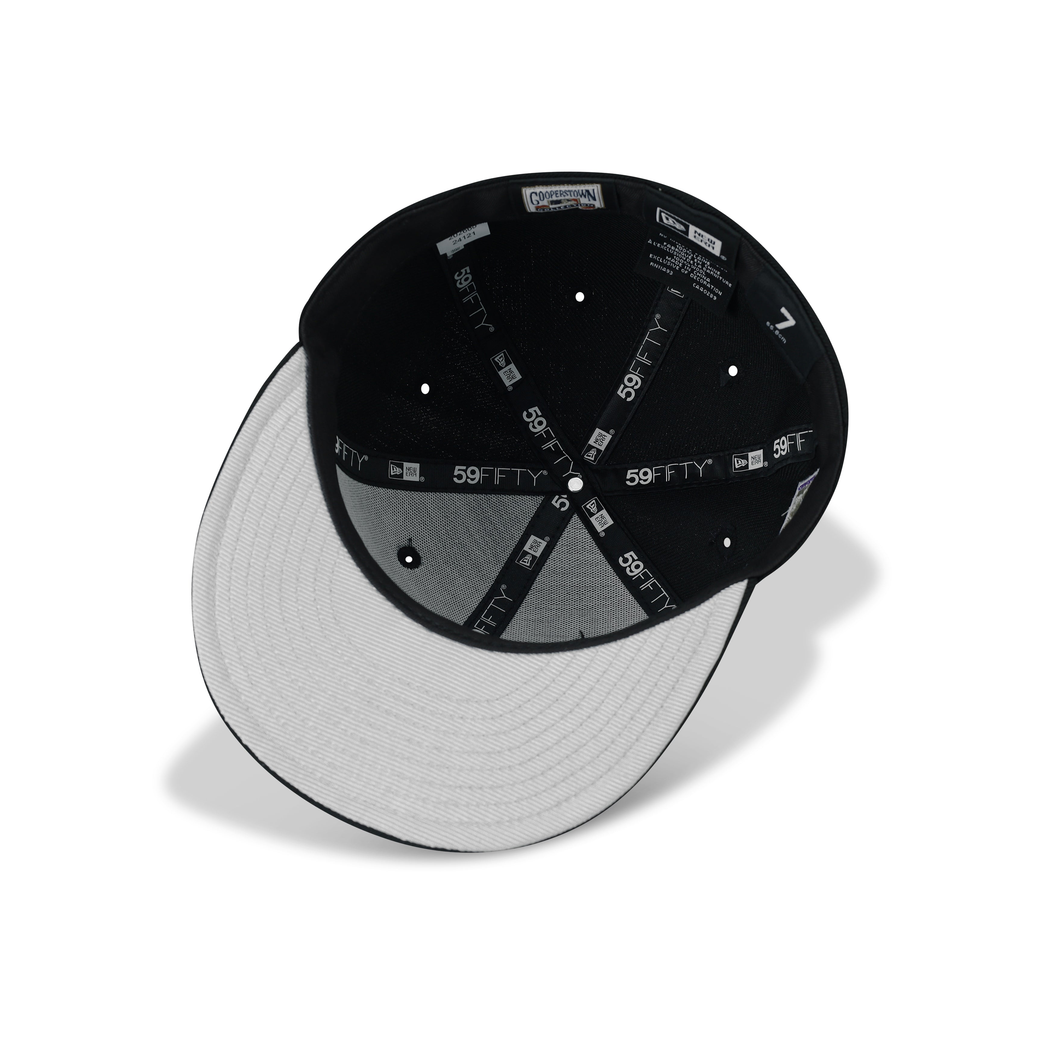 New Era Colorado Rockies Fitted Silver Bottom 