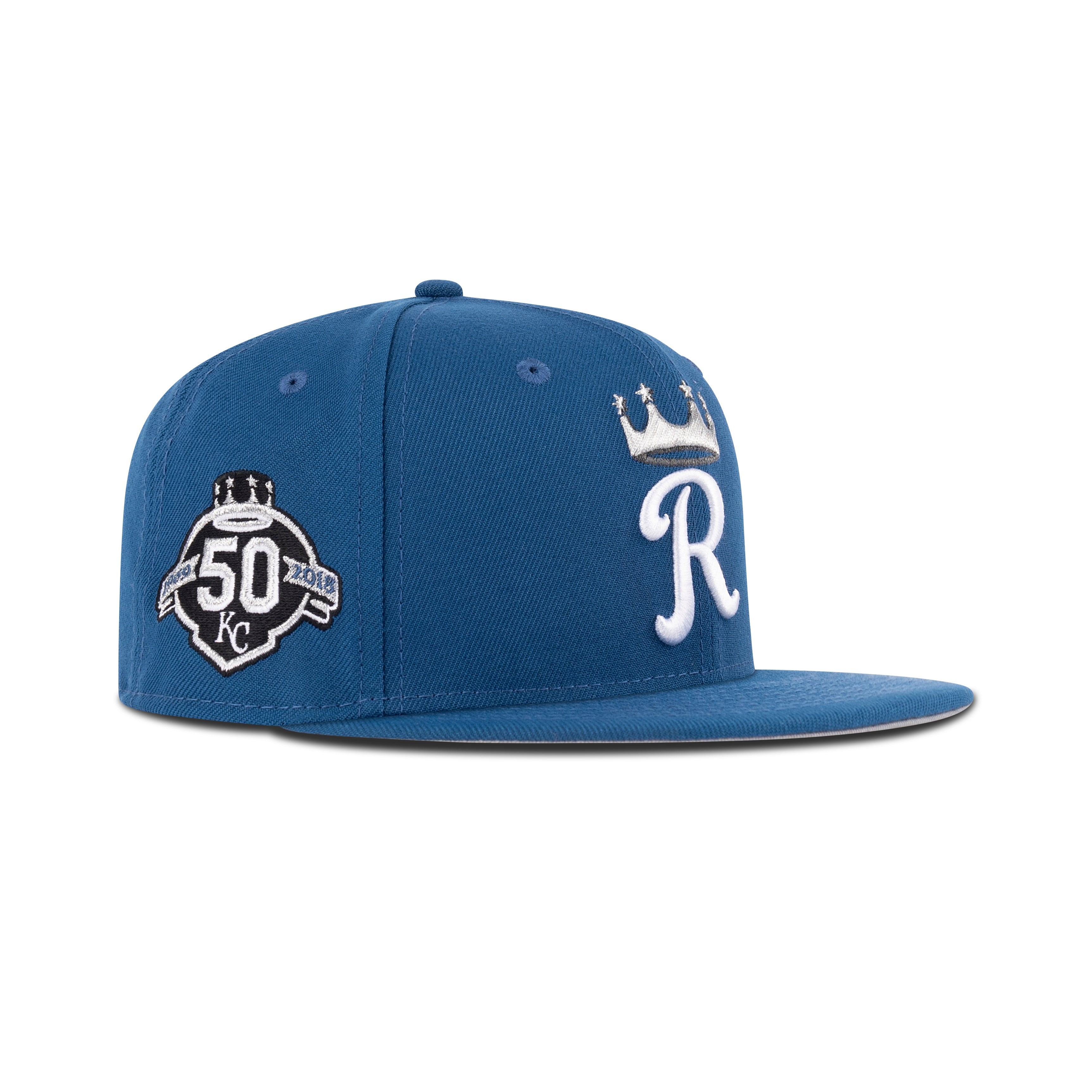 New Era Kansas City Royals Fitted Grey Bottom 