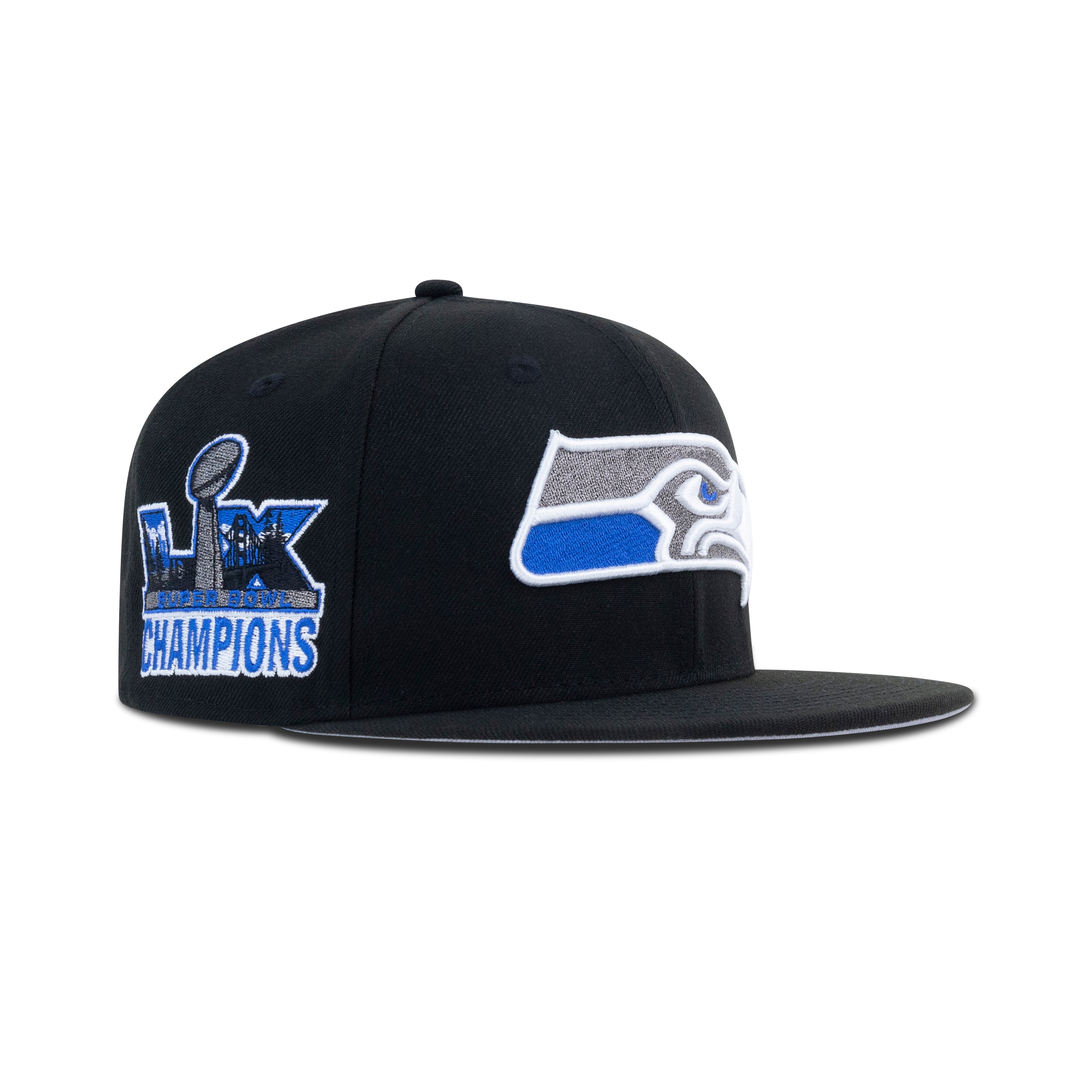 New Era Seattle Seahawks Fitted Grey Bottom 