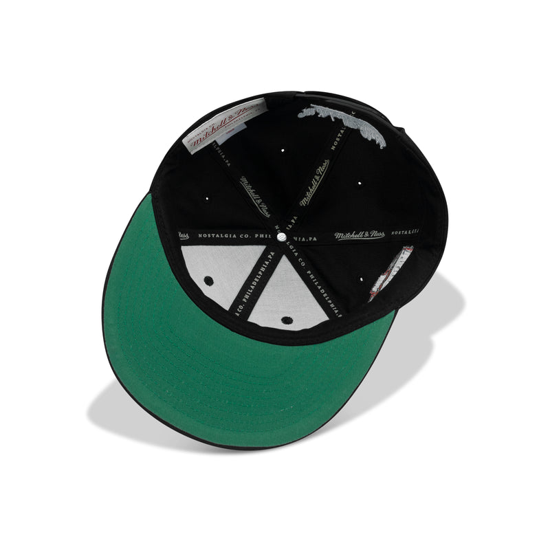 Mitchell & Ness San Antonio Spurs Snapback Green Bottom 