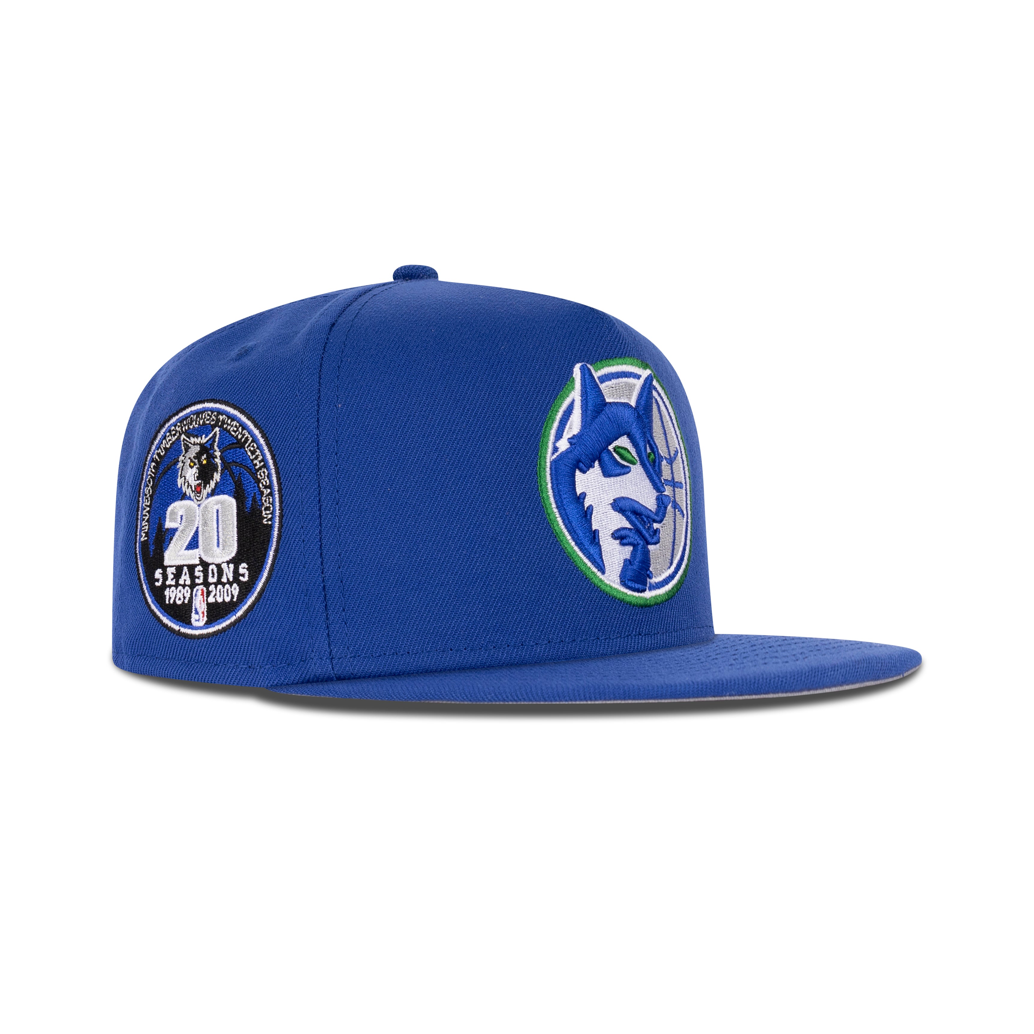 New Era Minnesota Timberwolves Snapback Grey Bottom 