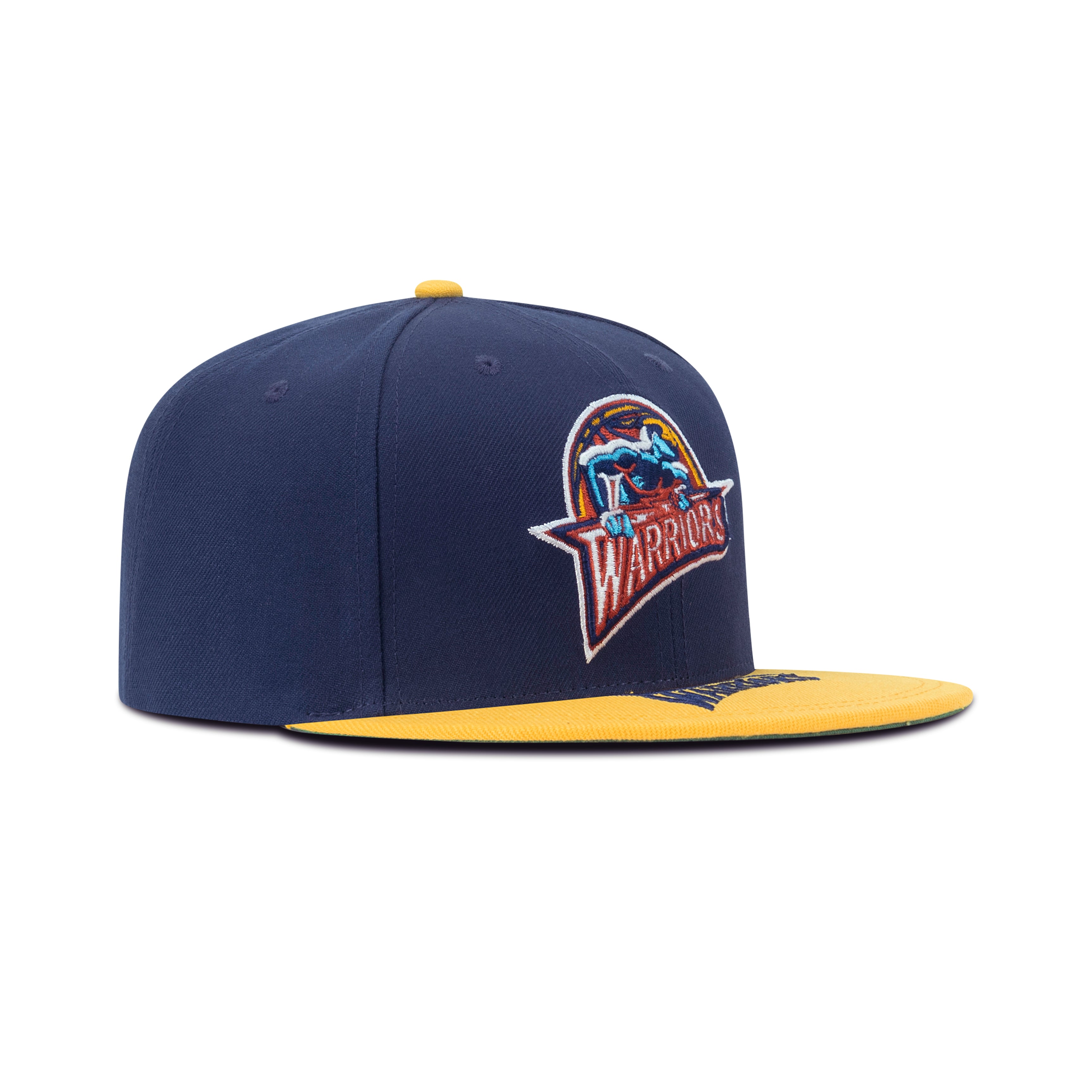 Mitchell & Ness NBA Golden State Warriors Logo Bill Snapback Green Bottom 