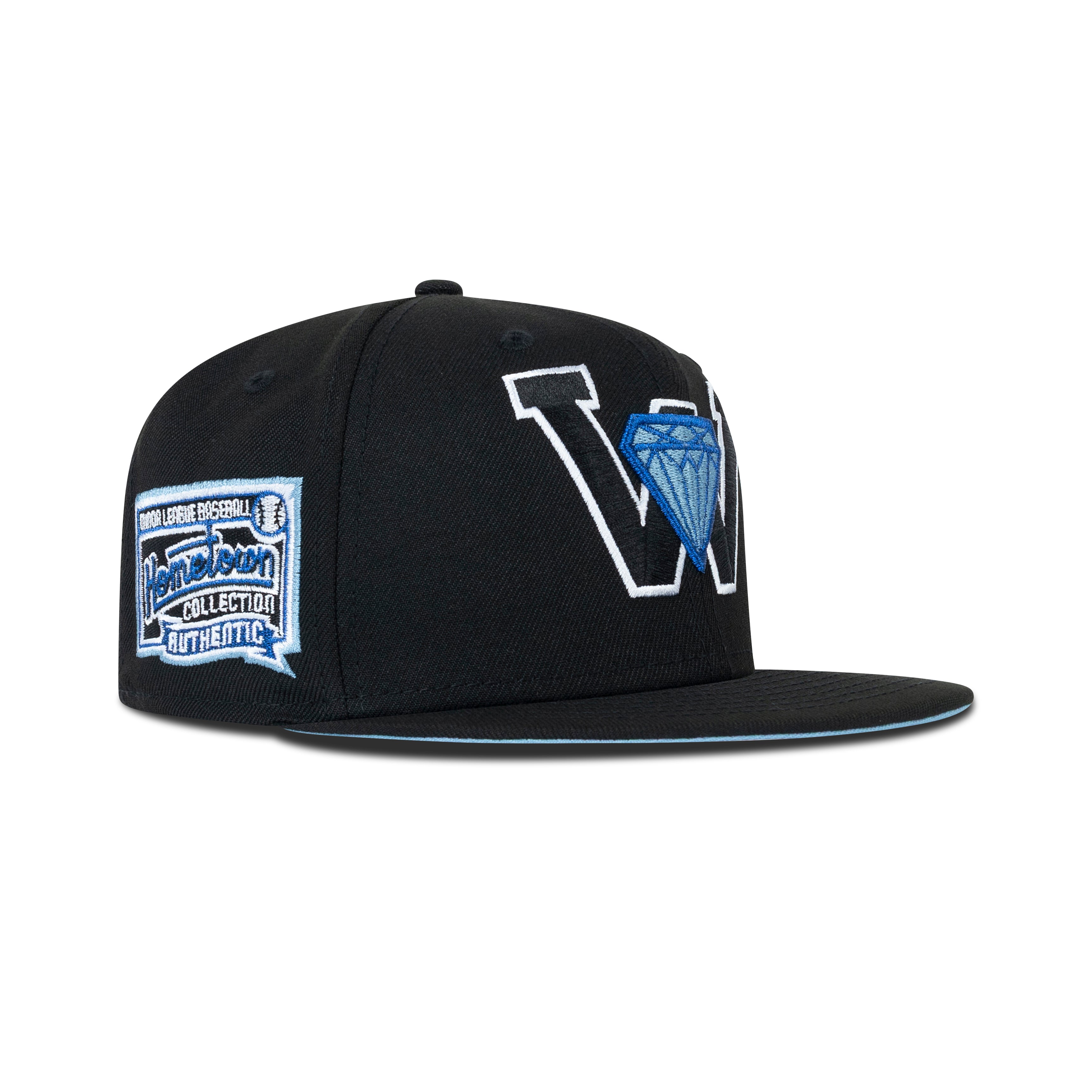 New Era Waterloo Diamonds Fitted Sky Bottom 