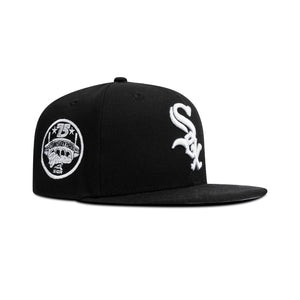 New Era Chicago White Sox Fitted Grey Bottom "Black White" (75 Years Comiskey Park Embroidery)